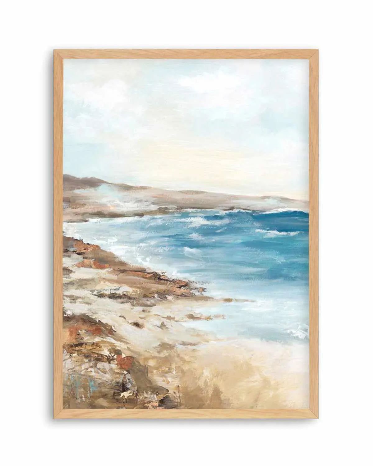 Seaside I Art Print | PT from Olive et Oriel where you can shop wallpaper and artworks online