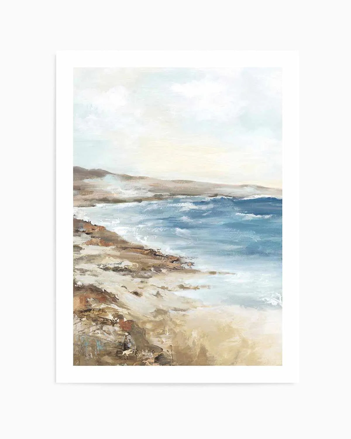 Seaside I Art Print | PT from Olive et Oriel where you can shop wallpaper and artworks online