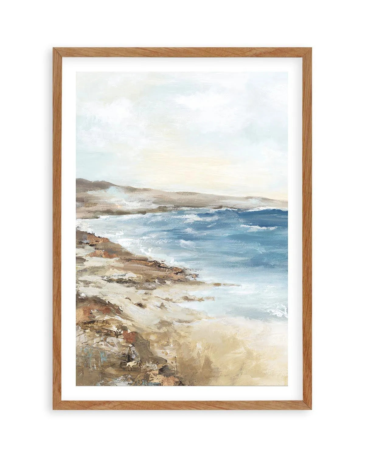 Seaside I Art Print | PT-PRINT-Olive et Oriel-PI Creative Contract 2-50x70 cm | 19.6" x 27.5"-Walnut-With White Border-Buy-Australian-Art-Prints-Online-with-Olive-et-Oriel-Your-Artwork-Specialists-Austrailia-Decorate-With-Coastal-Photo-Wall-Art-Prints-From-Our-Beach-House-Artwork-Collection-Fine-Poster-and-Framed-Artwork
