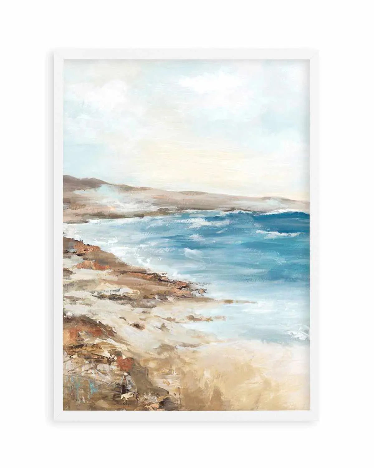 Seaside I Art Print | PT from Olive et Oriel where you can shop wallpaper and artworks online