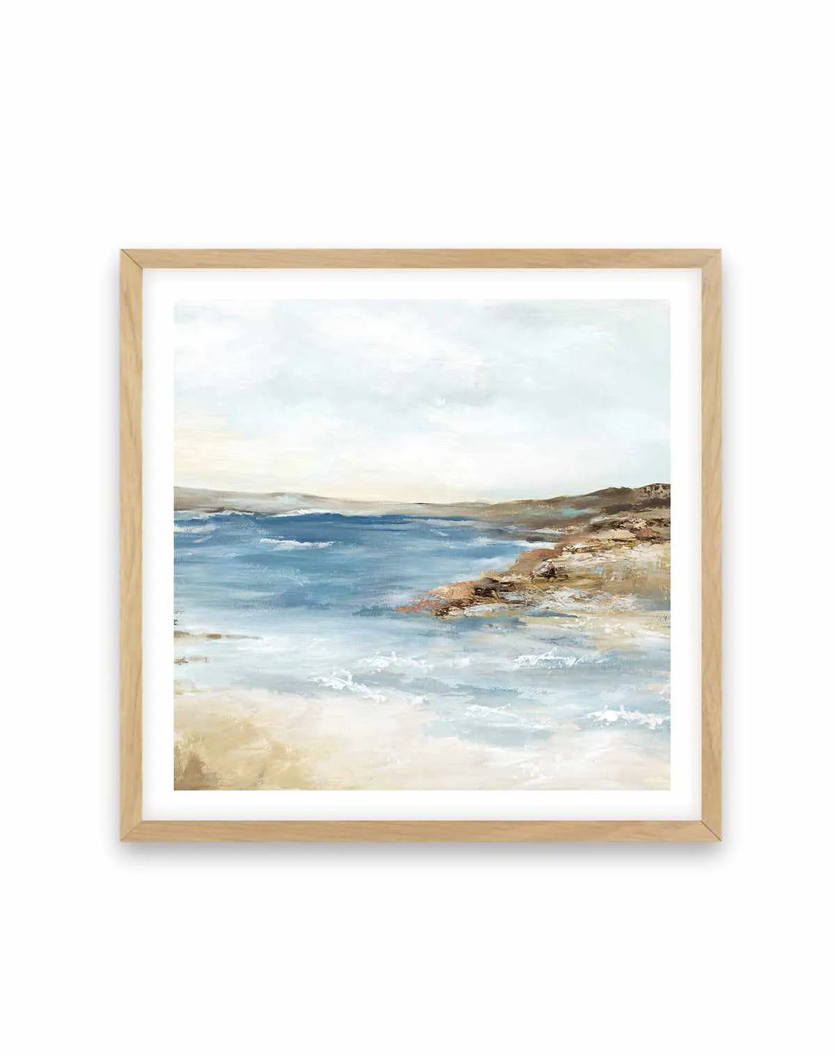 Seaside II Square Art Print from Olive et Oriel where you can shop wallpaper and artworks online