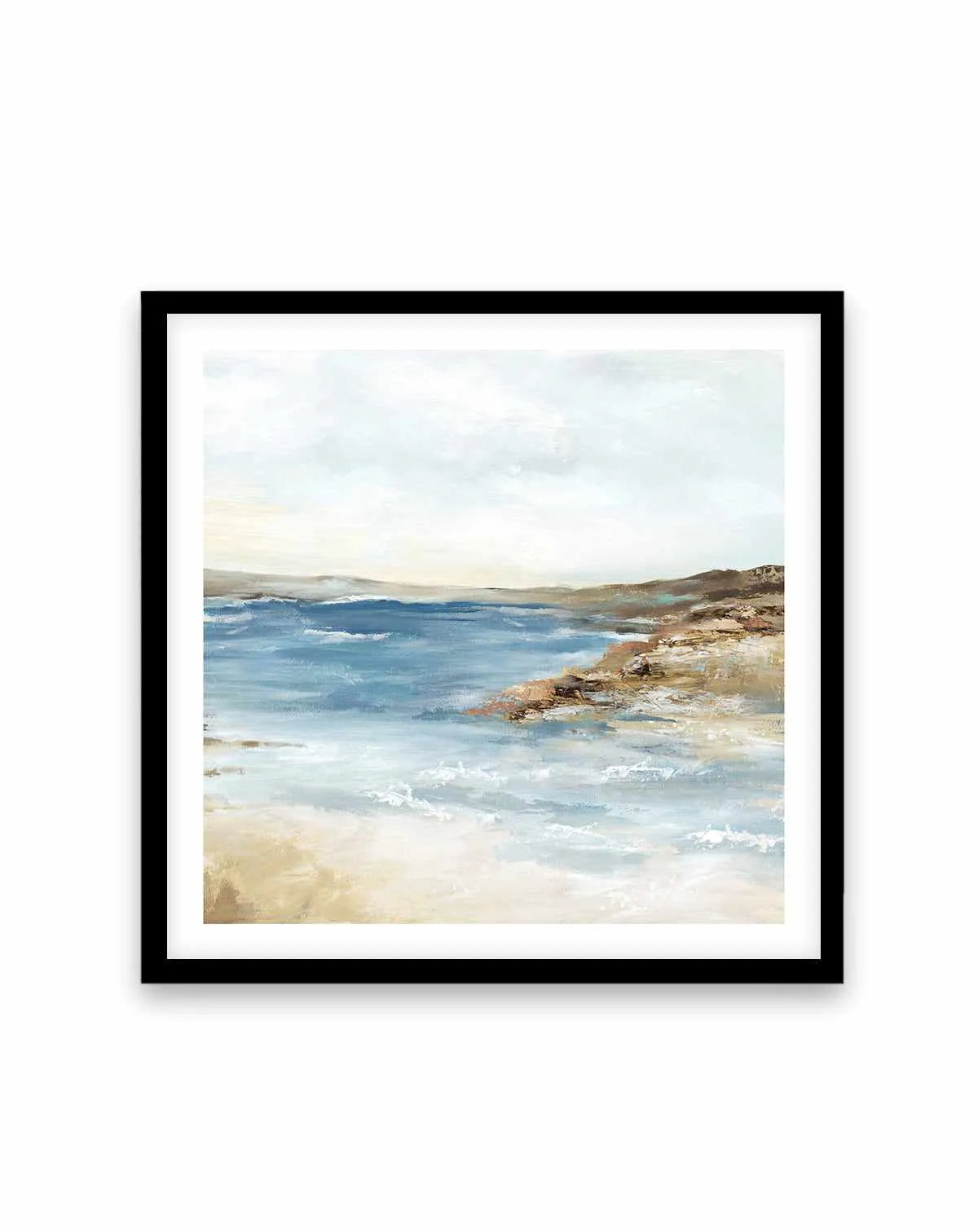 Seaside II Square Art Print from Olive et Oriel where you can shop wallpaper and artworks online