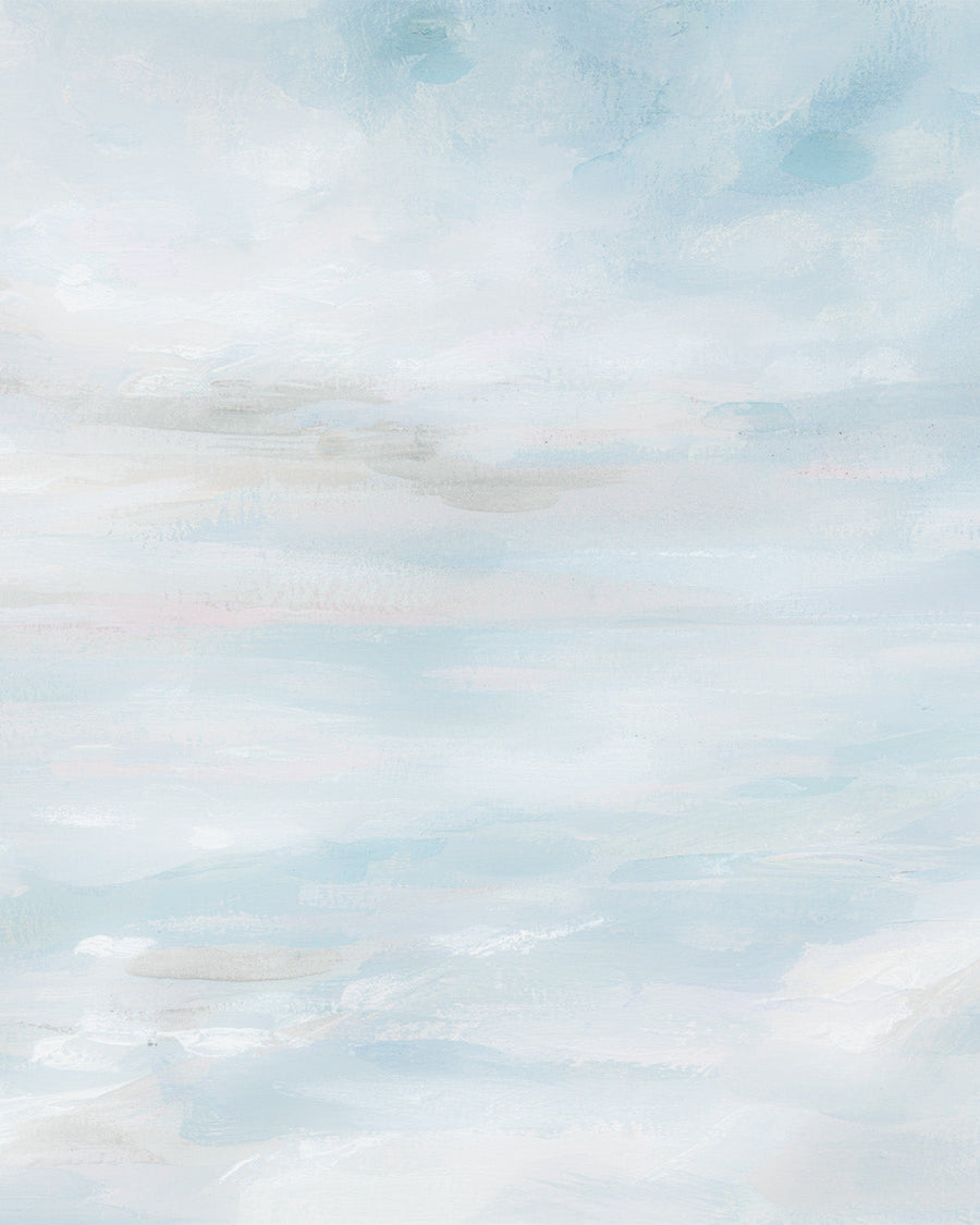 Seaside Reflections Wallpaper Mural from Olive et Oriel where you can shop wallpaper and artworks online