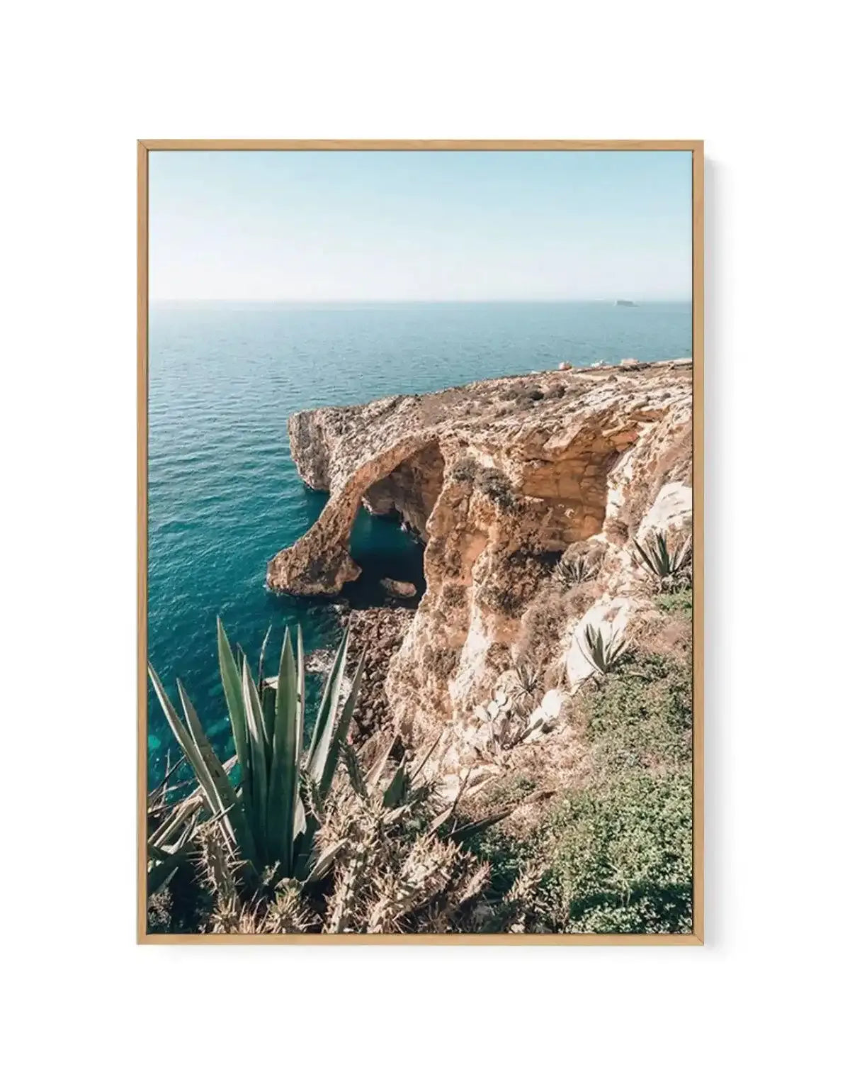 Seaside View, Malta | Framed Canvas-CANVAS-You can shop wall art online with Olive et Oriel for everything from abstract art to fun kids wall art. Our beautiful modern art prints and canvas art are available from large canvas prints to wall art paintings and our proudly Australian artwork collection offers only the highest quality framed large wall art and canvas art Australia - You can buy fashion photography prints or Hampton print posters and paintings on canvas from Olive et Oriel and have t