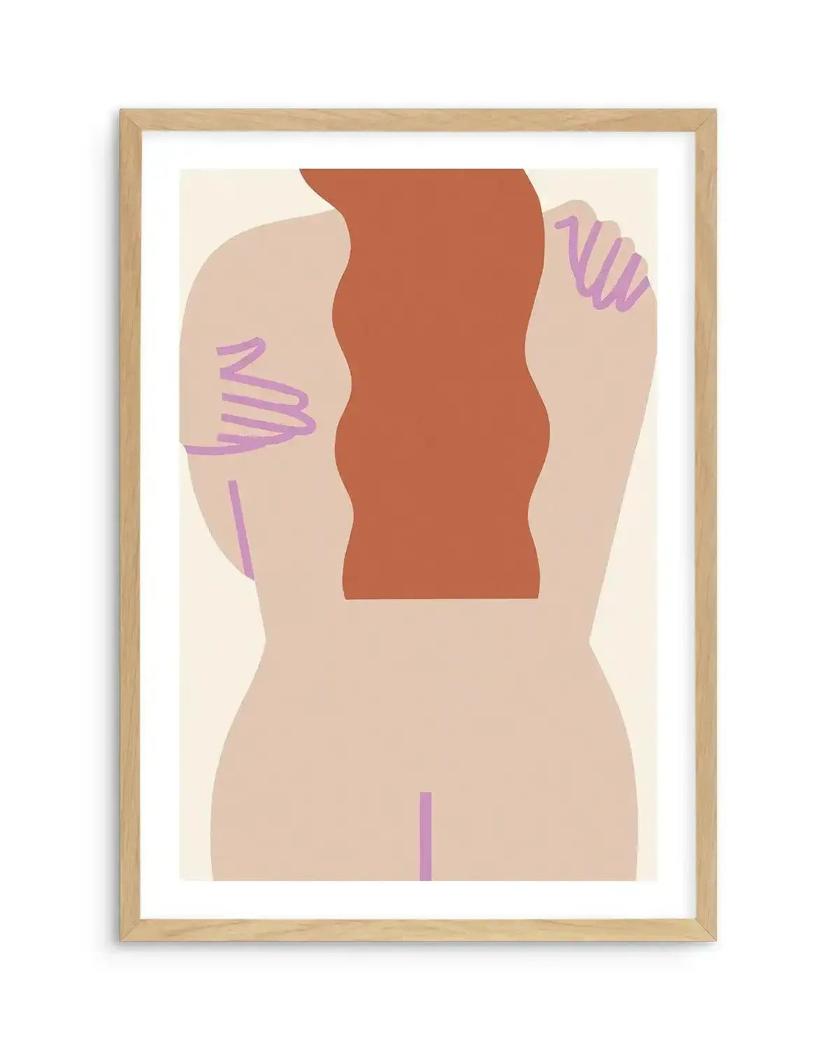 Self Love Club II Art Print-PRINT-Olive et Oriel-Olive et Oriel-A5 | 5.8" x 8.3" | 14.8 x 21cm-Oak-With White Border-Buy-Australian-Art-Prints-Online-with-Olive-et-Oriel-Your-Artwork-Specialists-Austrailia-Decorate-With-Coastal-Photo-Wall-Art-Prints-From-Our-Beach-House-Artwork-Collection-Fine-Poster-and-Framed-Artwork