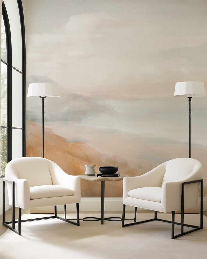 Serenity Vista Wallpaper from Olive et Oriel where you can shop wallpaper and artworks online
