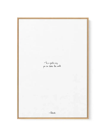 Shake the World | Hand scripted | Framed Canvas-CANVAS-You can shop wall art online with Olive et Oriel for everything from abstract art to fun kids wall art. Our beautiful modern art prints and canvas art are available from large canvas prints to wall art paintings and our proudly Australian artwork collection offers only the highest quality framed large wall art and canvas art Australia - You can buy fashion photography prints or Hampton print posters and paintings on canvas from Olive et Orie