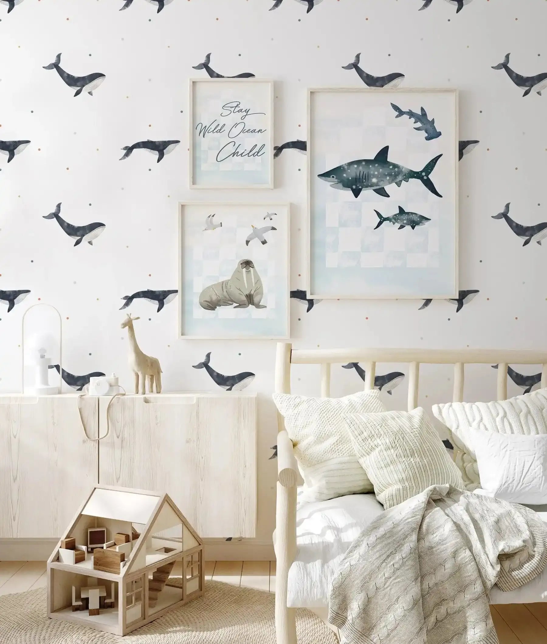 Sharks Art Print-PRINT-Olive et Oriel-Olive et Oriel-Buy-Australian-Art-Prints-Online-with-Olive-et-Oriel-Your-Artwork-Specialists-Austrailia-Decorate-With-Coastal-Photo-Wall-Art-Prints-From-Our-Beach-House-Artwork-Collection-Fine-Poster-and-Framed-Artwork