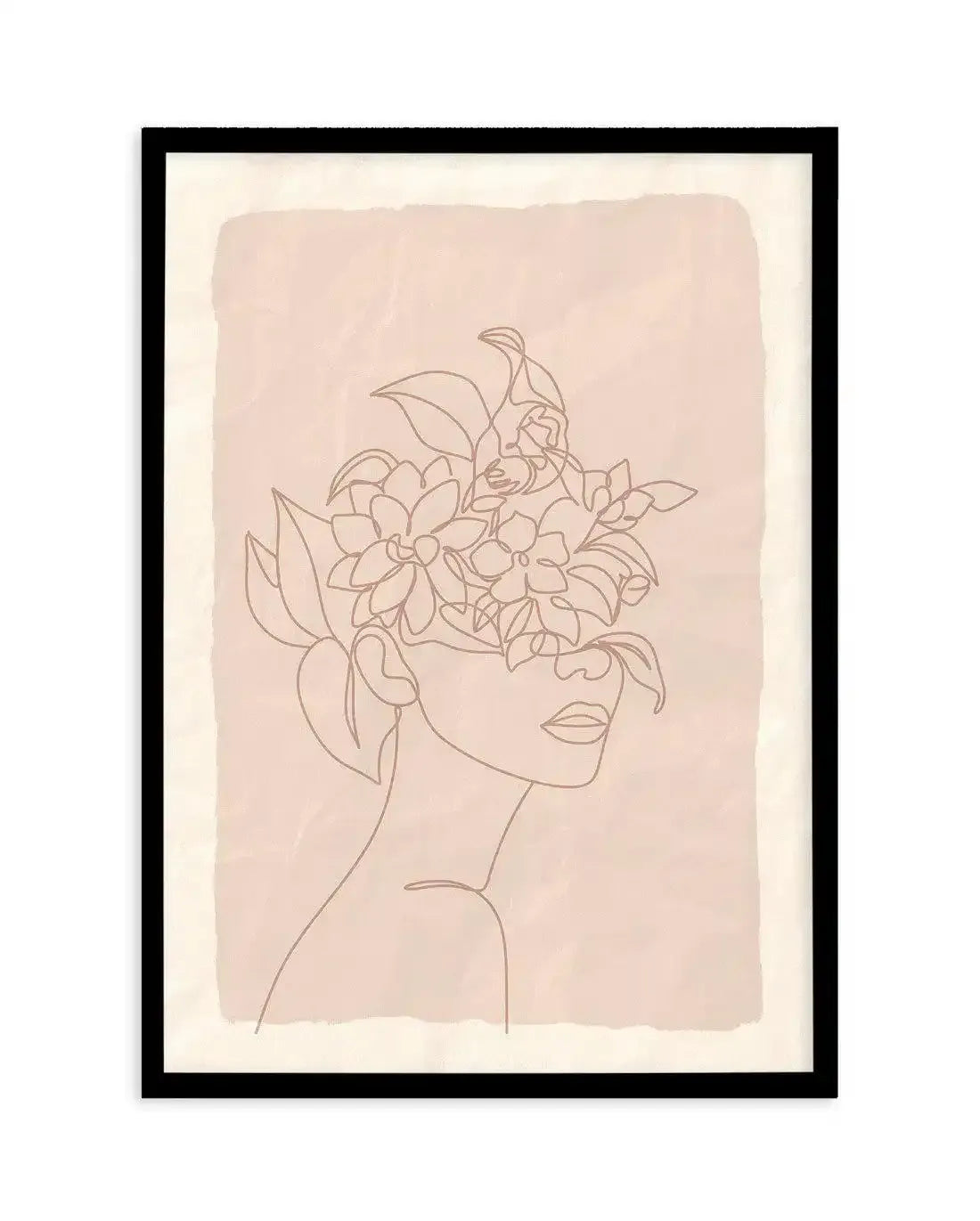 She Blooms I Art Print-PRINT-Olive et Oriel-Olive et Oriel-A5 | 5.8" x 8.3" | 14.8 x 21cm-Black-With White Border-Buy-Australian-Art-Prints-Online-with-Olive-et-Oriel-Your-Artwork-Specialists-Austrailia-Decorate-With-Coastal-Photo-Wall-Art-Prints-From-Our-Beach-House-Artwork-Collection-Fine-Poster-and-Framed-Artwork