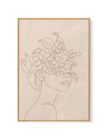 She Blooms I | Framed Canvas-CANVAS-You can shop wall art online with Olive et Oriel for everything from abstract art to fun kids wall art. Our beautiful modern art prints and canvas art are available from large canvas prints to wall art paintings and our proudly Australian artwork collection offers only the highest quality framed large wall art and canvas art Australia - You can buy fashion photography prints or Hampton print posters and paintings on canvas from Olive et Oriel and have them del