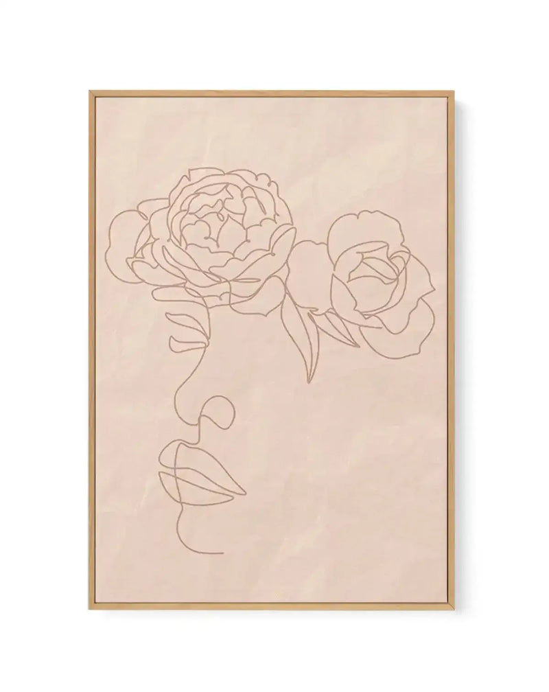 She Blooms II | Framed Canvas-CANVAS-You can shop wall art online with Olive et Oriel for everything from abstract art to fun kids wall art. Our beautiful modern art prints and canvas art are available from large canvas prints to wall art paintings and our proudly Australian artwork collection offers only the highest quality framed large wall art and canvas art Australia - You can buy fashion photography prints or Hampton print posters and paintings on canvas from Olive et Oriel and have them de