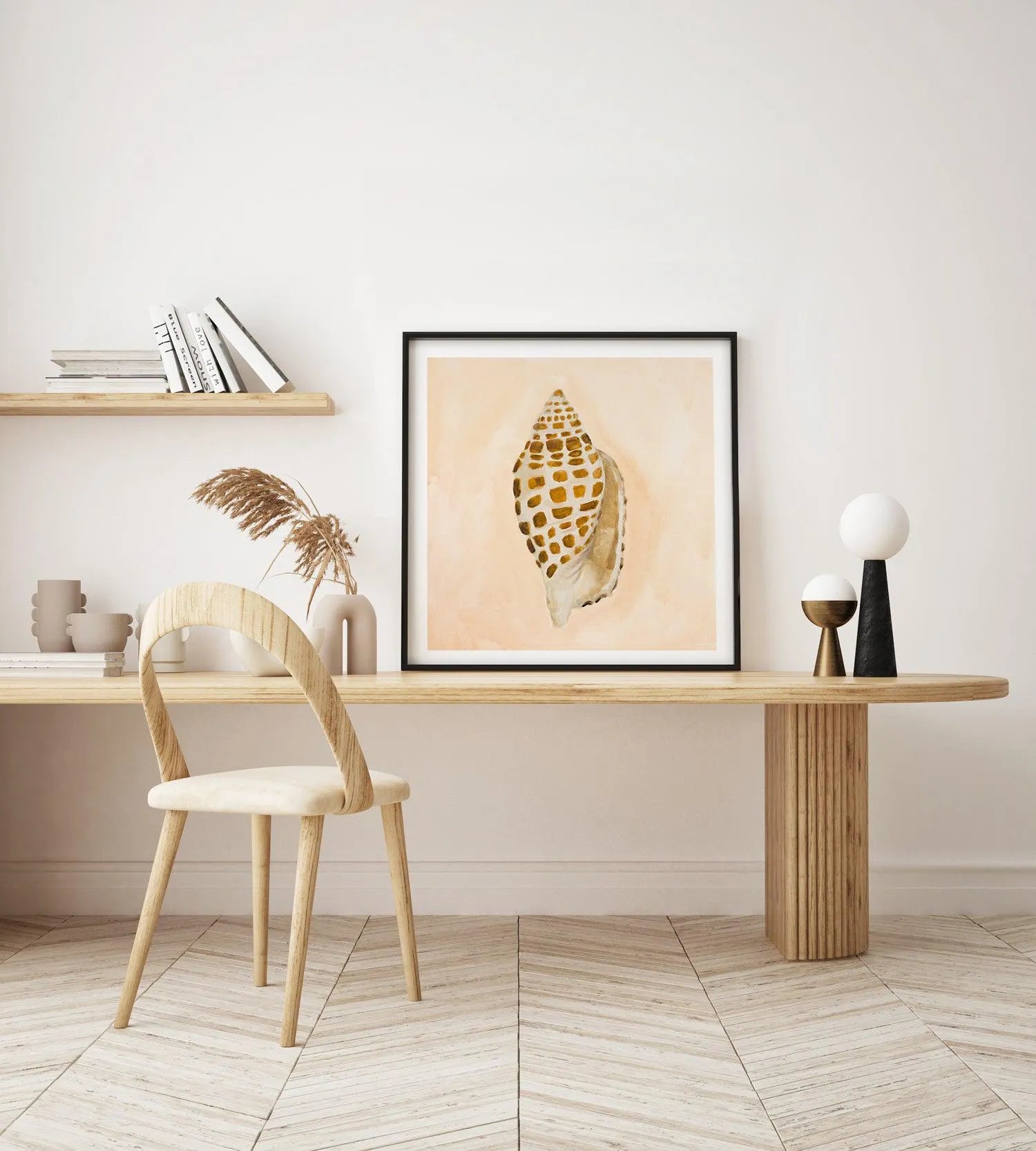 Bohemian Shell I by Natalie Jane Art Print from Olive et Oriel where you can shop wallpaper and artworks online