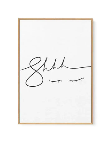 Shhhh | Framed Canvas-CANVAS-You can shop wall art online with Olive et Oriel for everything from abstract art to fun kids wall art. Our beautiful modern art prints and canvas art are available from large canvas prints to wall art paintings and our proudly Australian artwork collection offers only the highest quality framed large wall art and canvas art Australia - You can buy fashion photography prints or Hampton print posters and paintings on canvas from Olive et Oriel and have them delivered 