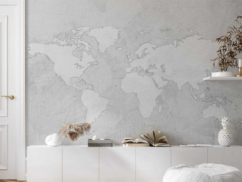 Modern bohemian style home interior with grey and cream world map mural from removable Olive et Oriel wallpaper>
              </noscript>
              </div>
            
            </a>
            <div class=