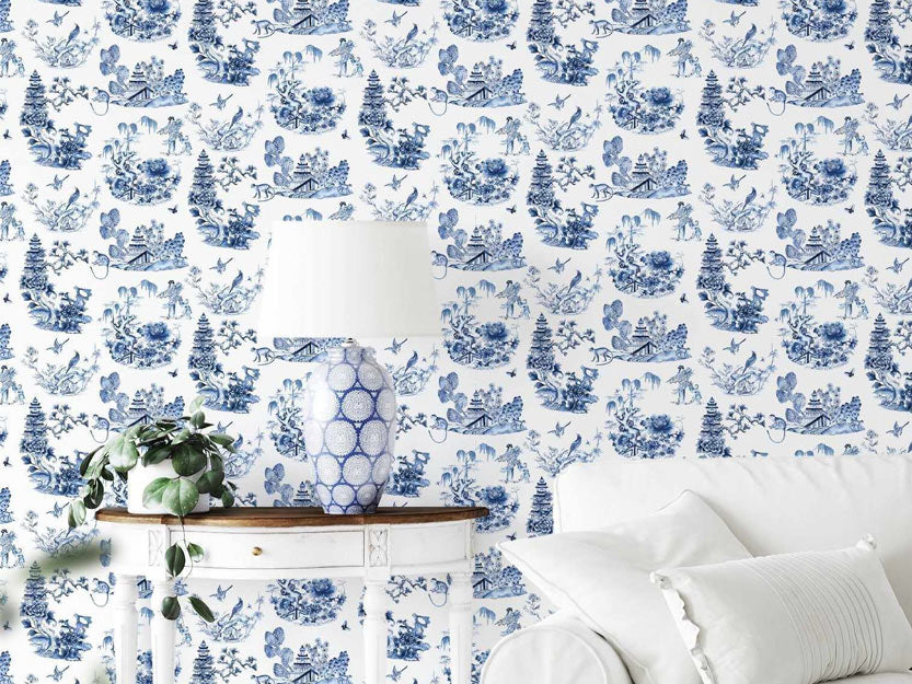 Modern hamptons style home interior featuring our blue and white chinoiserie removable wallpaper>
              </noscript>
              </div>
            
            </a>
            <div class=