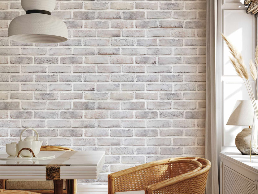 Classic warm dining room featuring our white-washed or lime washed white brick removable wallpaper>
              </noscript>
              </div>
            
            </a>
            <div class=