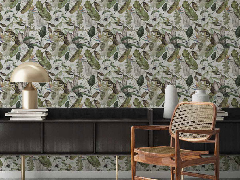 Tropical jungle themed removable wallpaper - available in peel and stick or traditional paste the wall varieties.>
              </noscript>
              </div>
            
            </a>
            <div class=