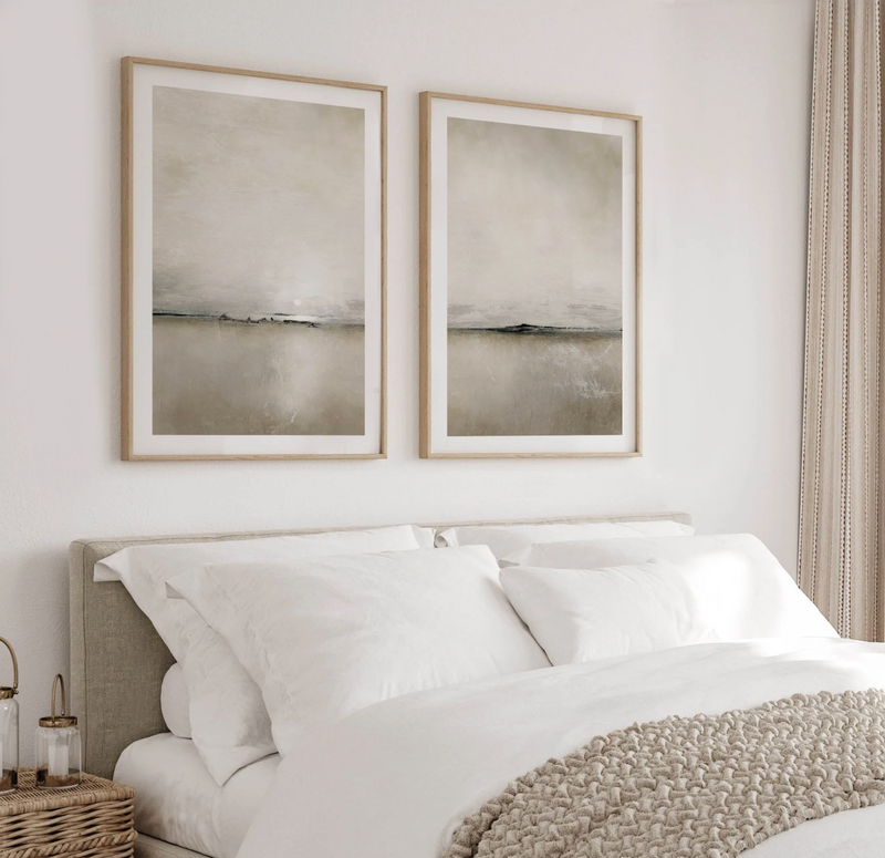 Shop warm neutral art prints with Olive et Oriel - Buy beige abstract wall art prints and extra large wall art or canvas art for your home. Our beige and cream modern contemporary artwork offers professional art print poster and framing services.