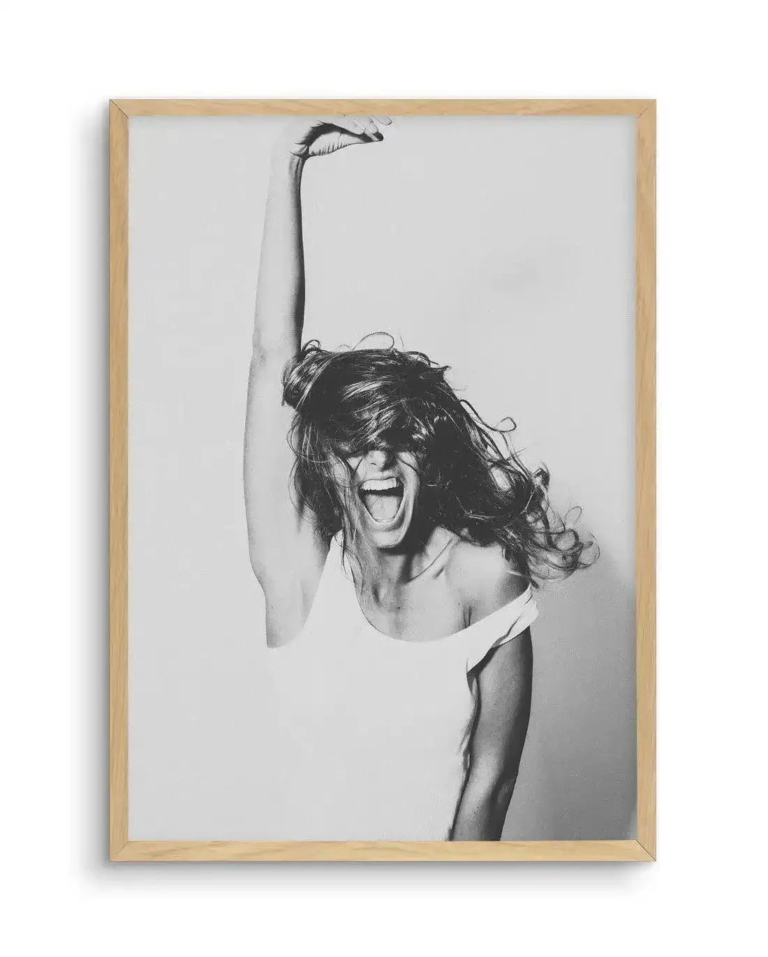 Shout Art Print-PRINT-Olive et Oriel-Olive et Oriel-A5 | 5.8" x 8.3" | 14.8 x 21cm-Oak-With White Border-Buy-Australian-Art-Prints-Online-with-Olive-et-Oriel-Your-Artwork-Specialists-Austrailia-Decorate-With-Coastal-Photo-Wall-Art-Prints-From-Our-Beach-House-Artwork-Collection-Fine-Poster-and-Framed-Artwork