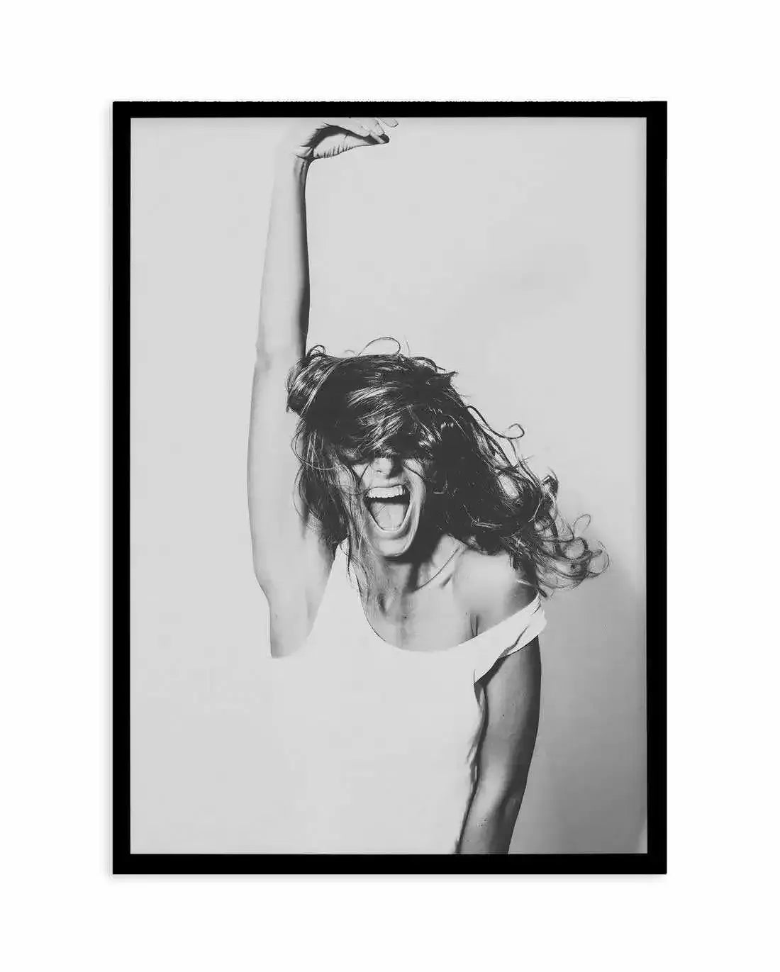 Shout Art Print-PRINT-Olive et Oriel-Olive et Oriel-A5 | 5.8" x 8.3" | 14.8 x 21cm-Black-With White Border-Buy-Australian-Art-Prints-Online-with-Olive-et-Oriel-Your-Artwork-Specialists-Austrailia-Decorate-With-Coastal-Photo-Wall-Art-Prints-From-Our-Beach-House-Artwork-Collection-Fine-Poster-and-Framed-Artwork