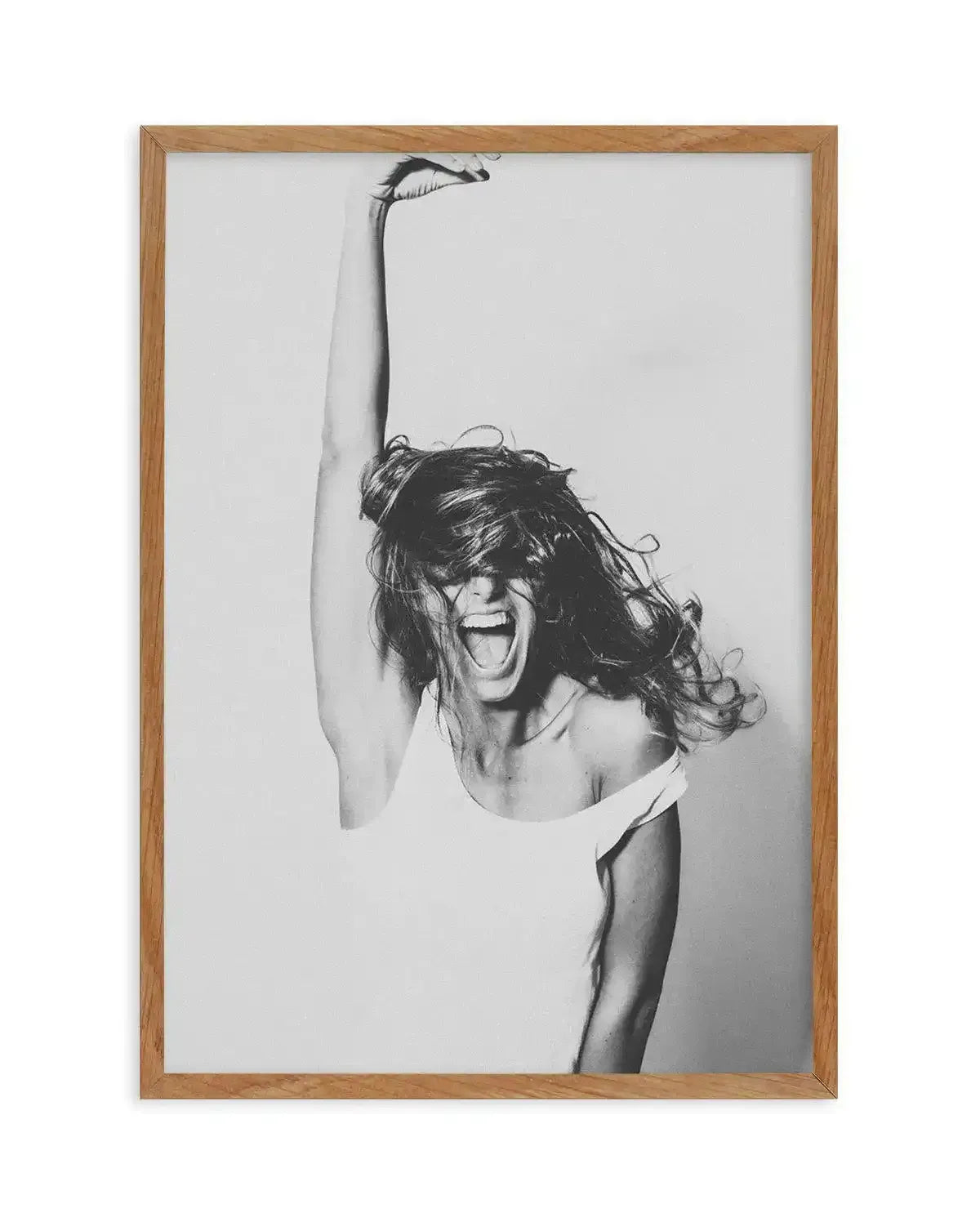 Shout Art Print-PRINT-Olive et Oriel-Olive et Oriel-50x70 cm | 19.6" x 27.5"-Walnut-With White Border-Buy-Australian-Art-Prints-Online-with-Olive-et-Oriel-Your-Artwork-Specialists-Austrailia-Decorate-With-Coastal-Photo-Wall-Art-Prints-From-Our-Beach-House-Artwork-Collection-Fine-Poster-and-Framed-Artwork