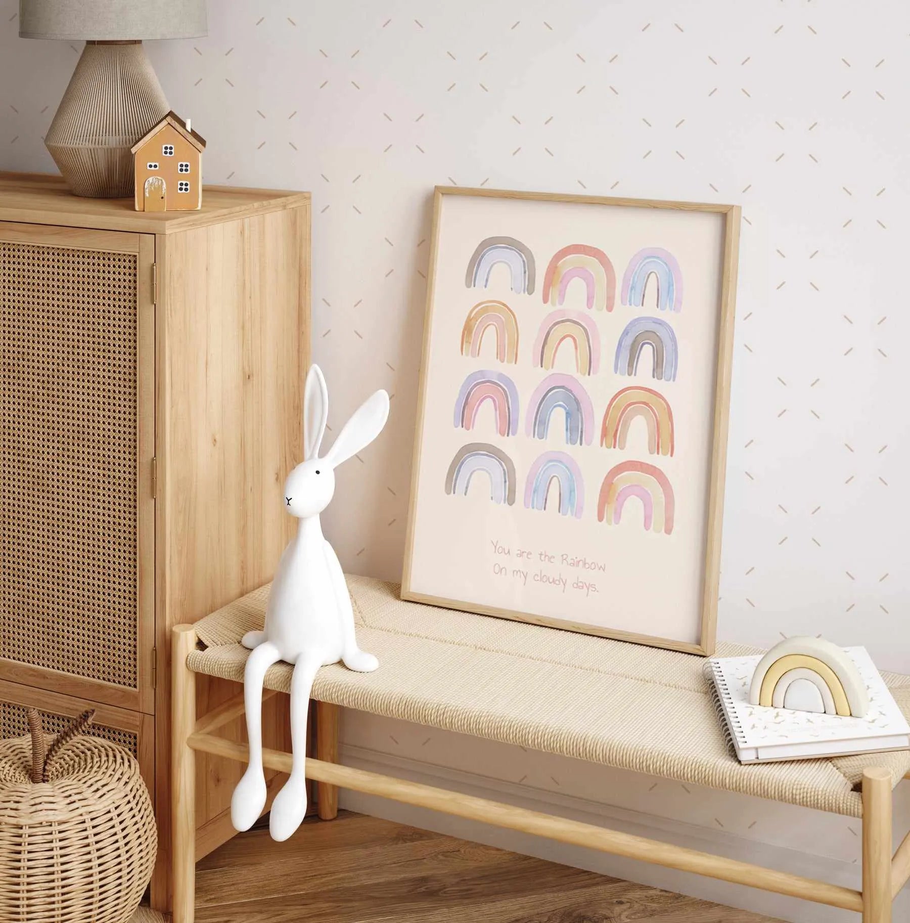 Diamond Checkers Wallpaper from Olive et Oriel where you can shop wallpaper and artworks online