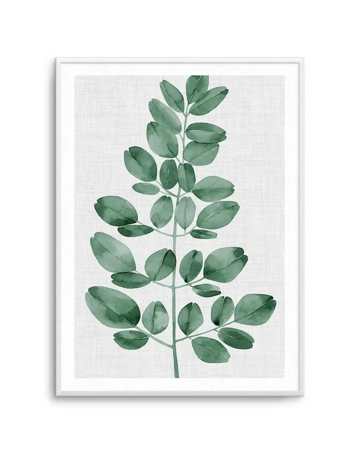 Simple Leaf Green I Art Print-PRINT-Olive et Oriel-Olive et Oriel-A5 | 5.8" x 8.3" | 14.8 x 21cm-Unframed Art Print-With White Border-Buy-Australian-Art-Prints-Online-with-Olive-et-Oriel-Your-Artwork-Specialists-Austrailia-Decorate-With-Coastal-Photo-Wall-Art-Prints-From-Our-Beach-House-Artwork-Collection-Fine-Poster-and-Framed-Artwork