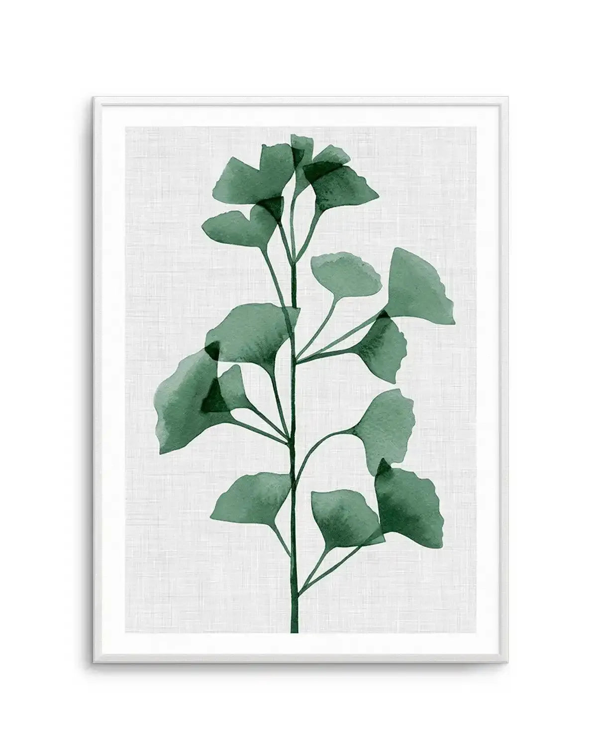 Simple Leaf Green II Art Print-PRINT-Olive et Oriel-Olive et Oriel-A5 | 5.8" x 8.3" | 14.8 x 21cm-Unframed Art Print-With White Border-Buy-Australian-Art-Prints-Online-with-Olive-et-Oriel-Your-Artwork-Specialists-Austrailia-Decorate-With-Coastal-Photo-Wall-Art-Prints-From-Our-Beach-House-Artwork-Collection-Fine-Poster-and-Framed-Artwork