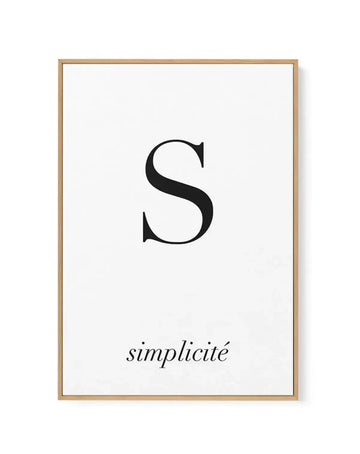 Simplicity | Framed Canvas-CANVAS-You can shop wall art online with Olive et Oriel for everything from abstract art to fun kids wall art. Our beautiful modern art prints and canvas art are available from large canvas prints to wall art paintings and our proudly Australian artwork collection offers only the highest quality framed large wall art and canvas art Australia - You can buy fashion photography prints or Hampton print posters and paintings on canvas from Olive et Oriel and have them deliv