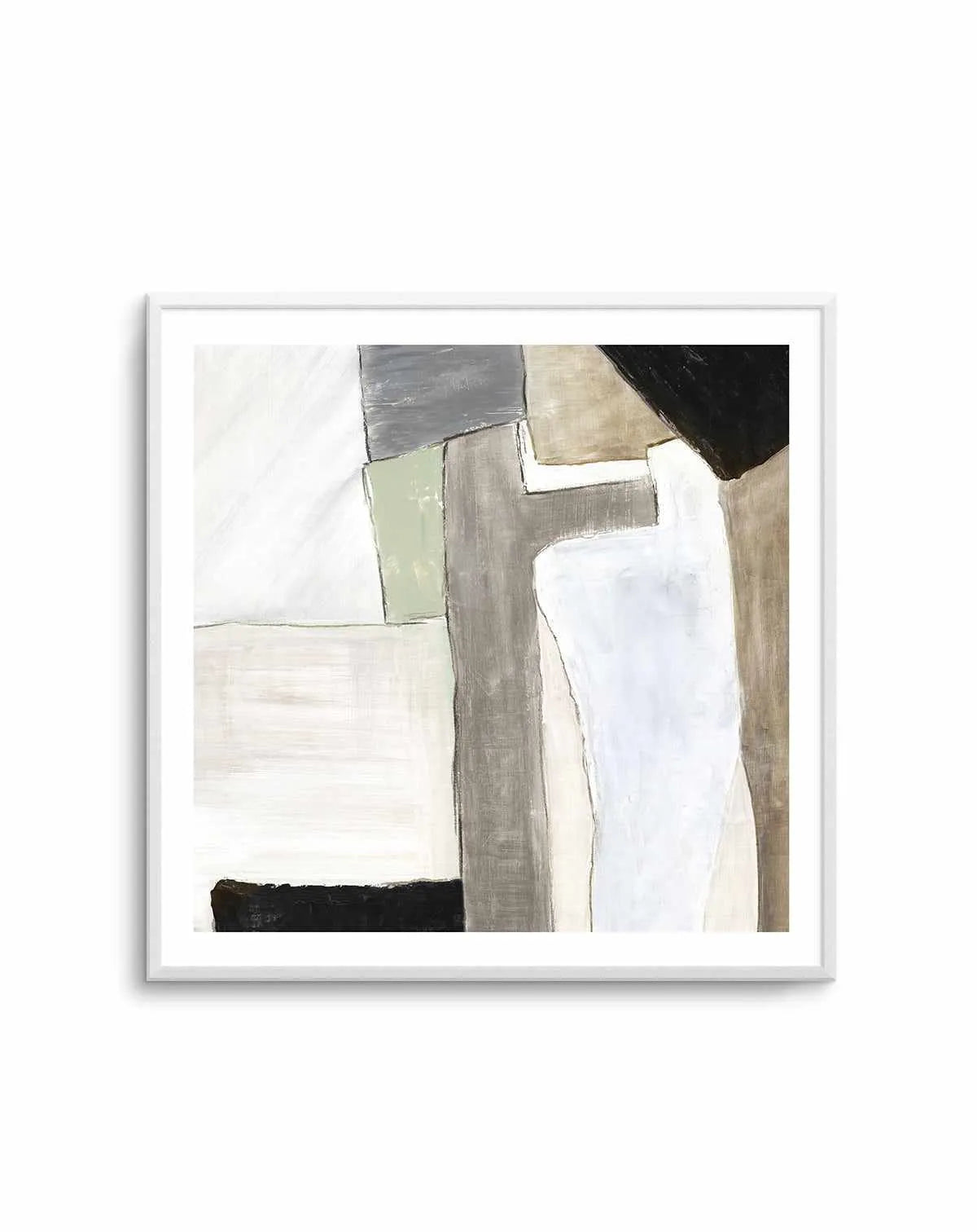 Sketched Form I Square Art Print from Olive et Oriel where you can shop wallpaper and artworks online