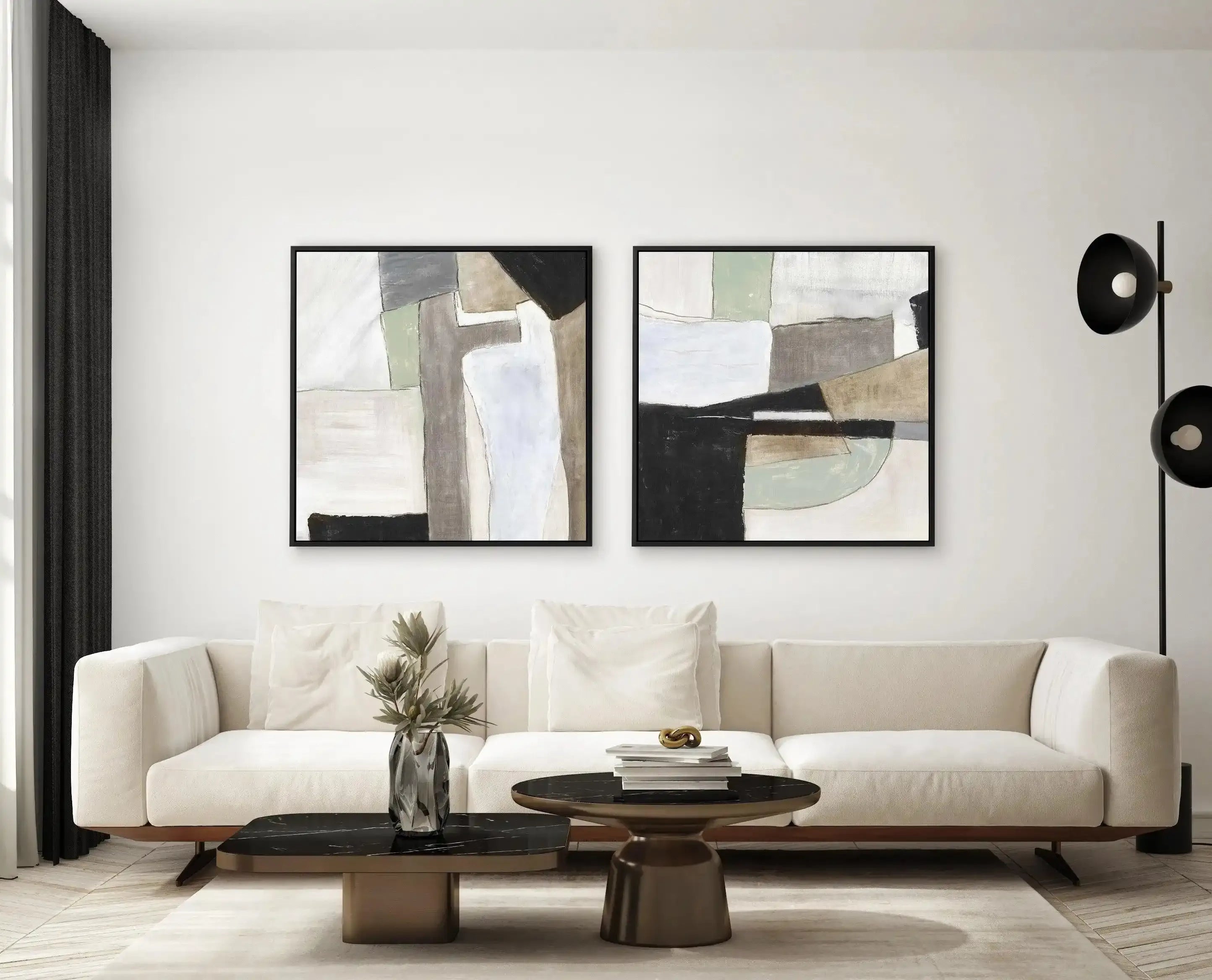 Sketched Form II SQ Framed Canvas-CANVAS-You can shop wall art online with Olive et Oriel for everything from abstract art to fun kids wall art. Our beautiful modern art prints and canvas art are available from large canvas prints to wall art paintings and our proudly Australian artwork collection offers only the highest quality framed large wall art and canvas art Australia - You can buy fashion photography prints or Hampton print posters and paintings on canvas from Olive et Oriel and have the