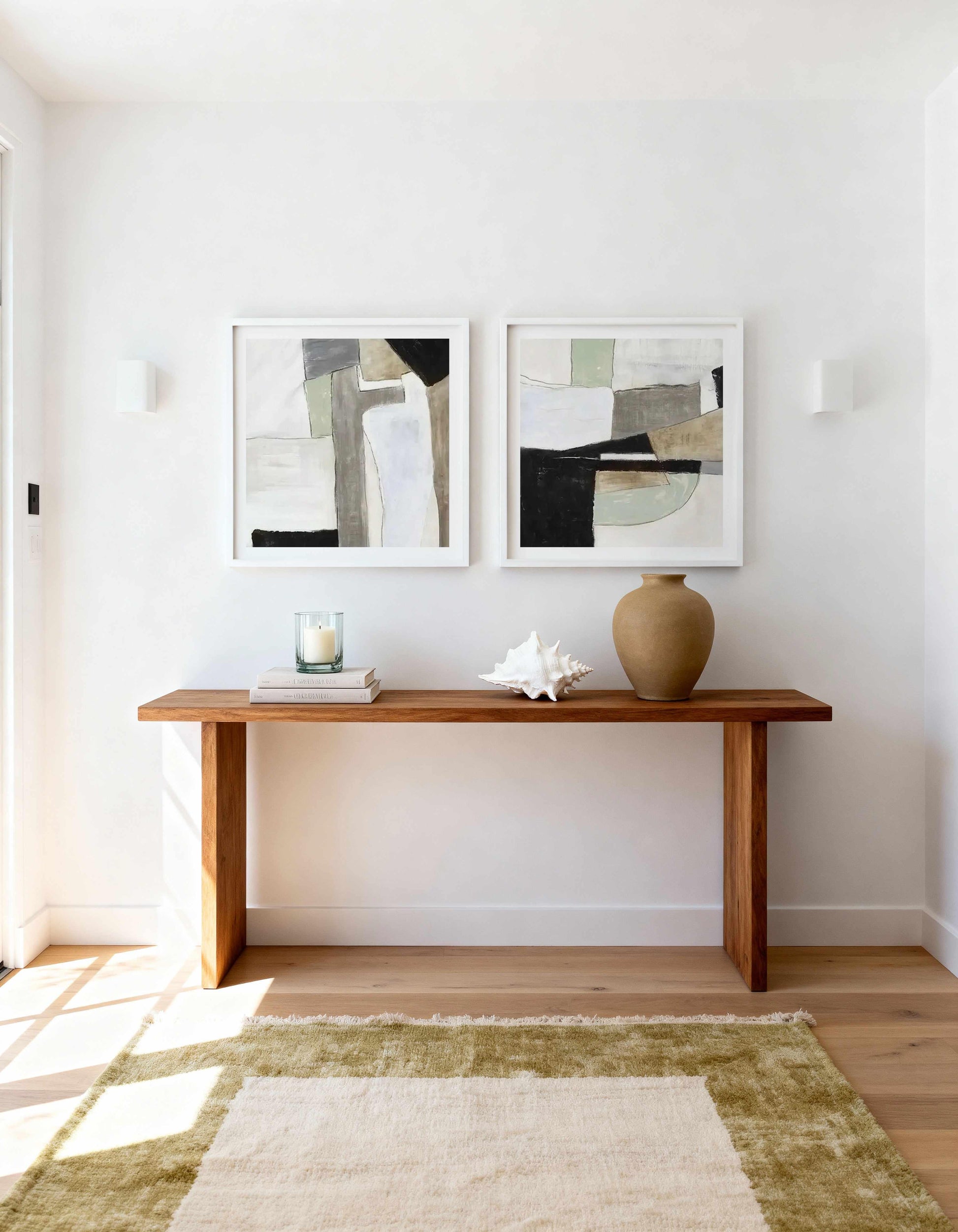 Sketched Form Square I & II Art Print Set of 2 | Matching Wall Art from Olive et Oriel where you can shop wallpaper and artworks online