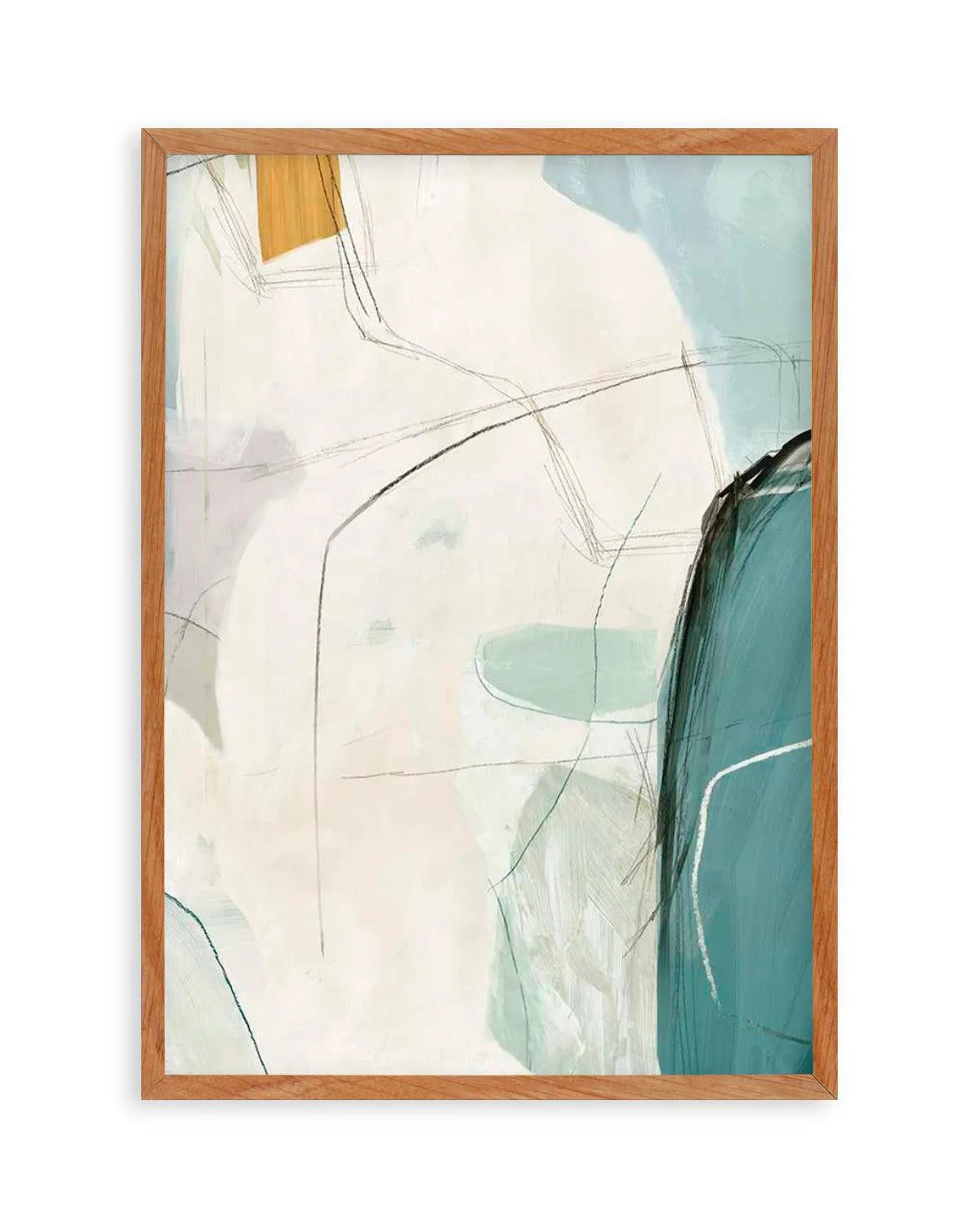 Sketches 'In Teal' No 2 Art Print from Olive et Oriel where you can shop wallpaper and artworks online