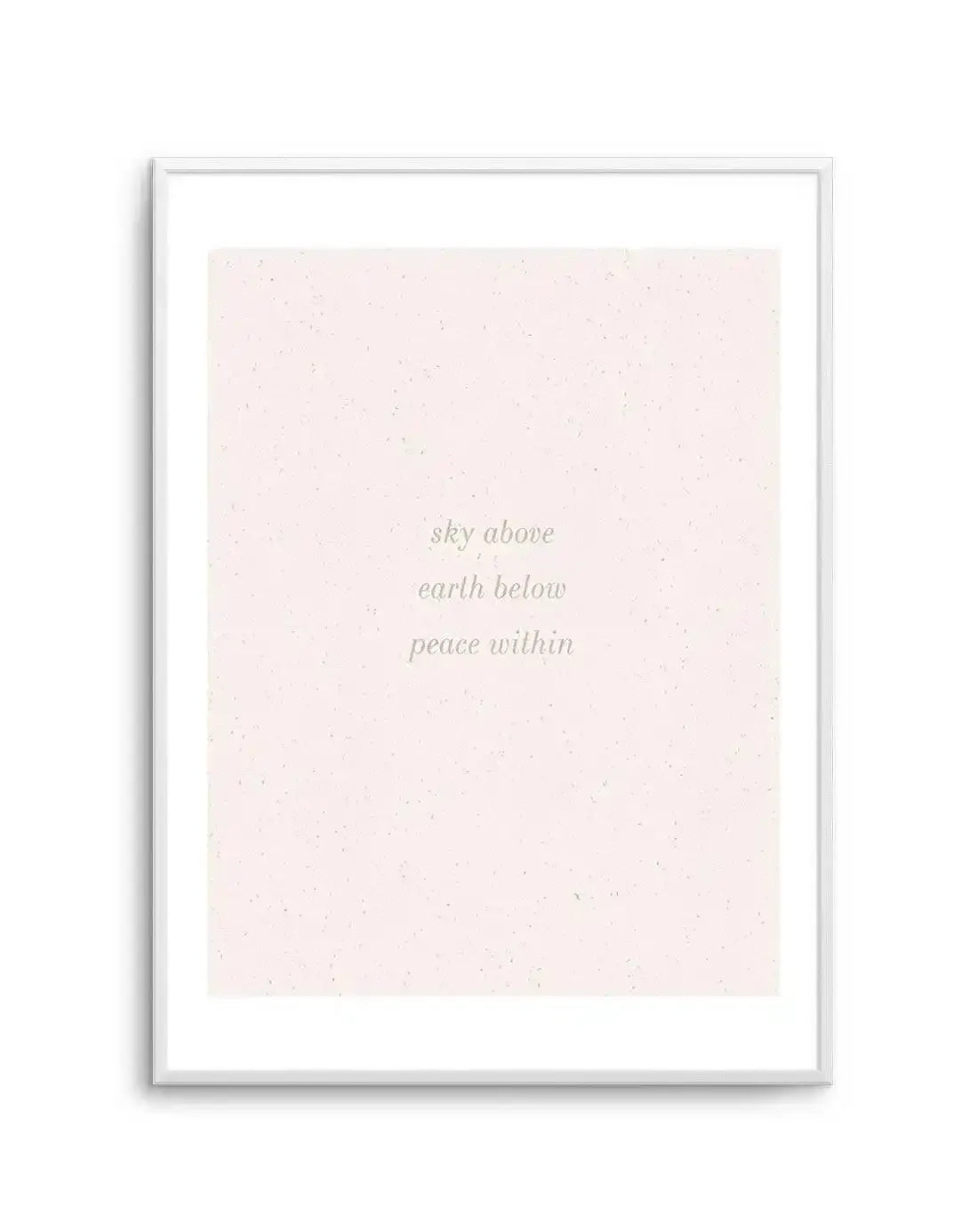 Sky Above, Earth Below, Peace Within Art Print-PRINT-Olive et Oriel-Olive et Oriel-A5 | 5.8" x 8.3" | 14.8 x 21cm-Unframed Art Print-With White Border-Buy-Australian-Art-Prints-Online-with-Olive-et-Oriel-Your-Artwork-Specialists-Austrailia-Decorate-With-Coastal-Photo-Wall-Art-Prints-From-Our-Beach-House-Artwork-Collection-Fine-Poster-and-Framed-Artwork