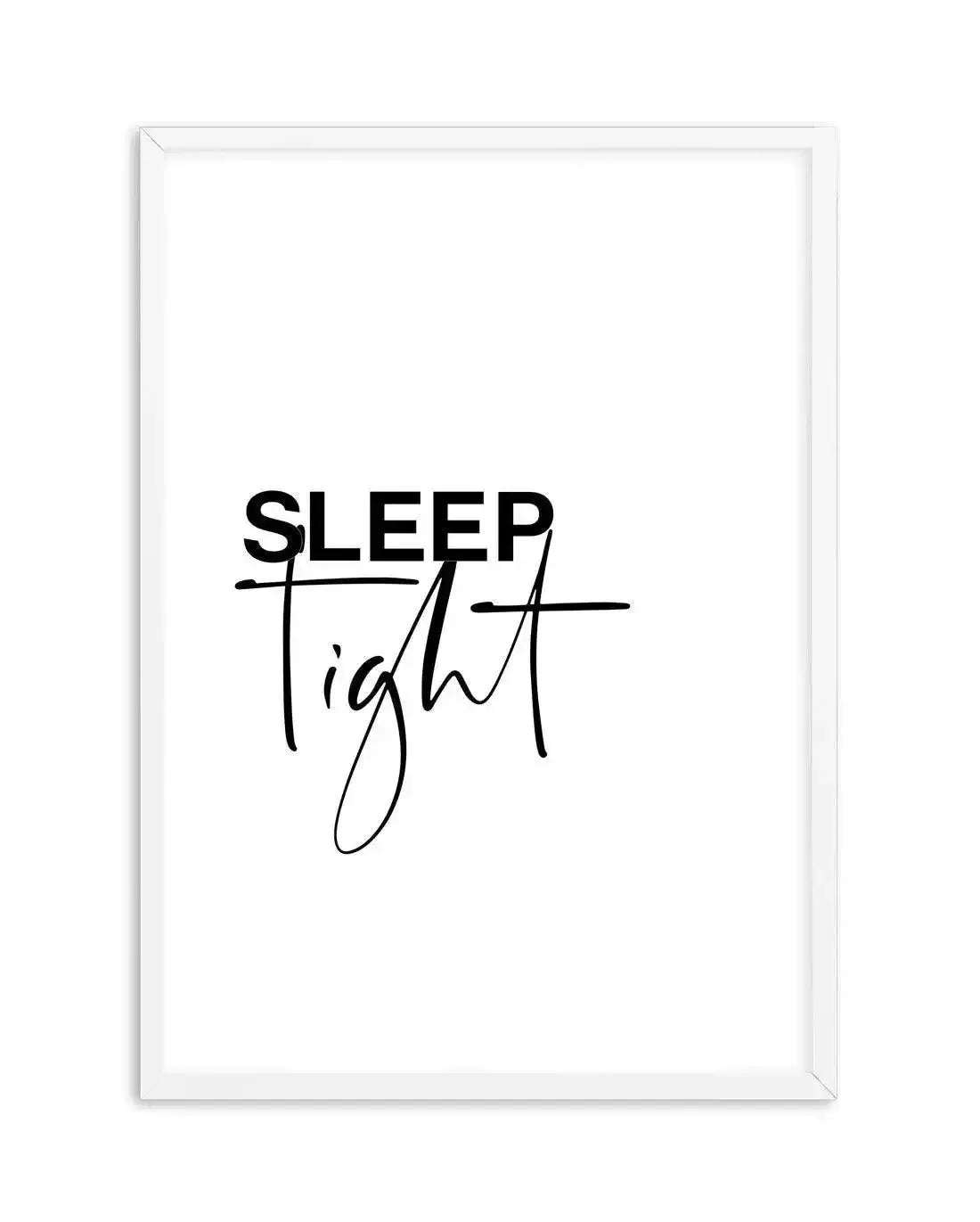 Sleep Tight Art Print-PRINT-Olive et Oriel-Olive et Oriel-A5 | 5.8" x 8.3" | 14.8 x 21cm-White-With White Border-Buy-Australian-Art-Prints-Online-with-Olive-et-Oriel-Your-Artwork-Specialists-Austrailia-Decorate-With-Coastal-Photo-Wall-Art-Prints-From-Our-Beach-House-Artwork-Collection-Fine-Poster-and-Framed-Artwork