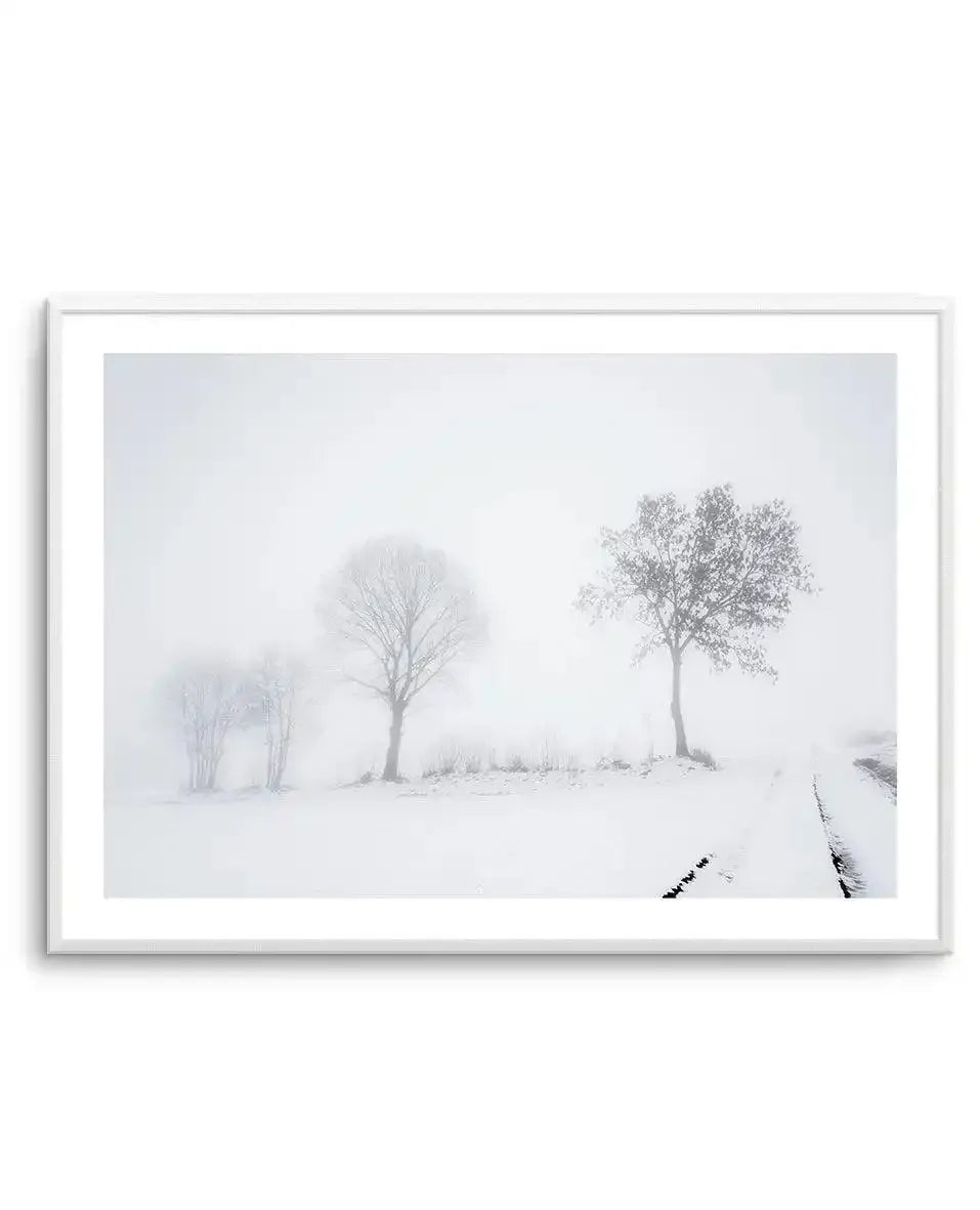 Snowy Roads | LS Art Print-PRINT-Olive et Oriel-Olive et Oriel-A5 | 5.8" x 8.3" | 14.8 x 21cm-Unframed Art Print-With White Border-Buy-Australian-Art-Prints-Online-with-Olive-et-Oriel-Your-Artwork-Specialists-Austrailia-Decorate-With-Coastal-Photo-Wall-Art-Prints-From-Our-Beach-House-Artwork-Collection-Fine-Poster-and-Framed-Artwork