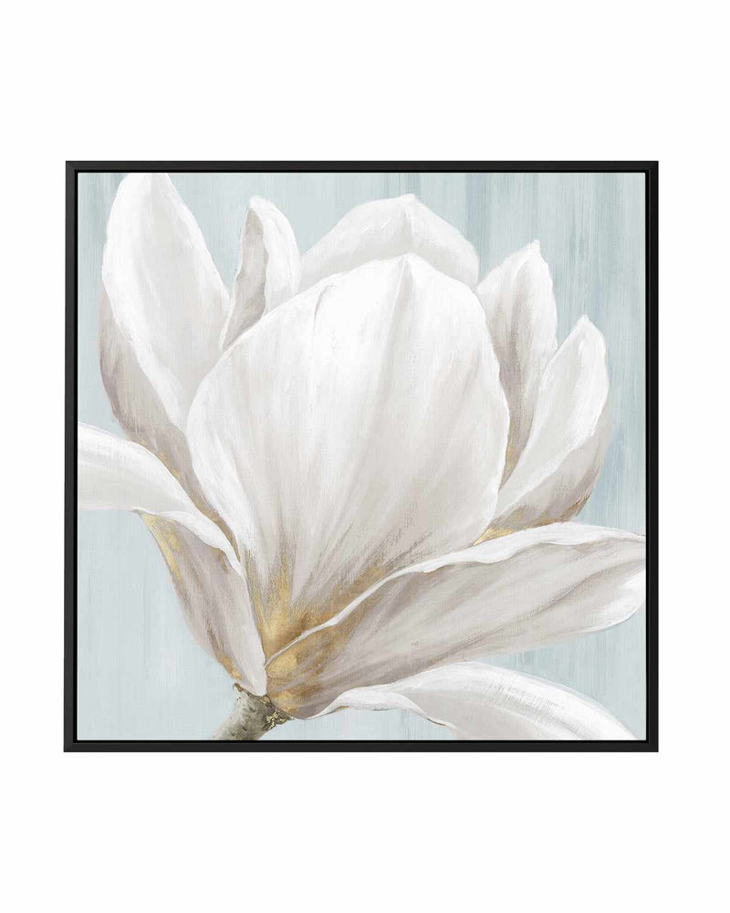 Soft White I | Framed Canvas Art Print
