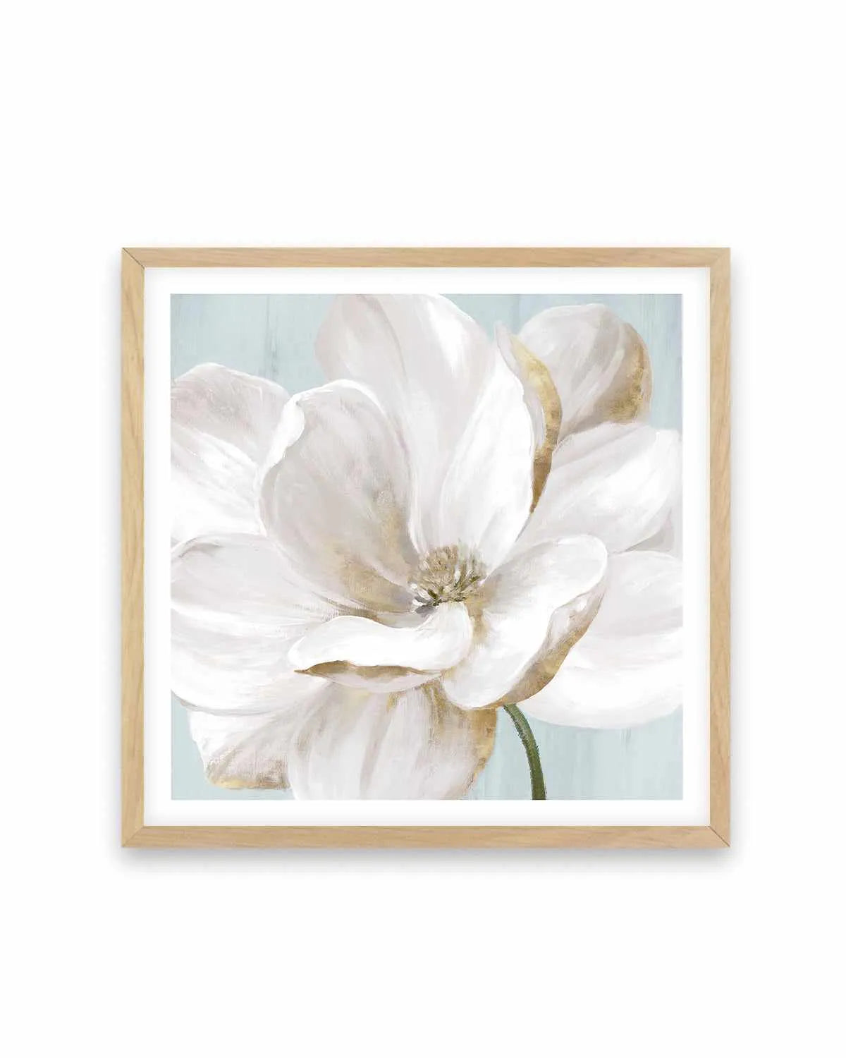 Soft White II Art Print from Olive et Oriel where you can shop wallpaper and artworks online