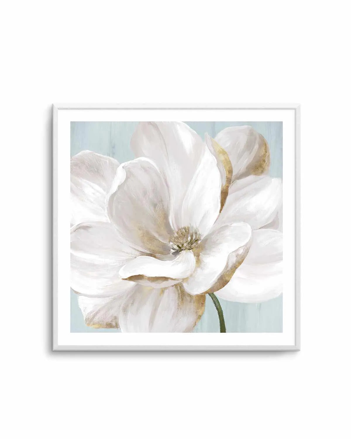 Soft White II Art Print from Olive et Oriel where you can shop wallpaper and artworks online