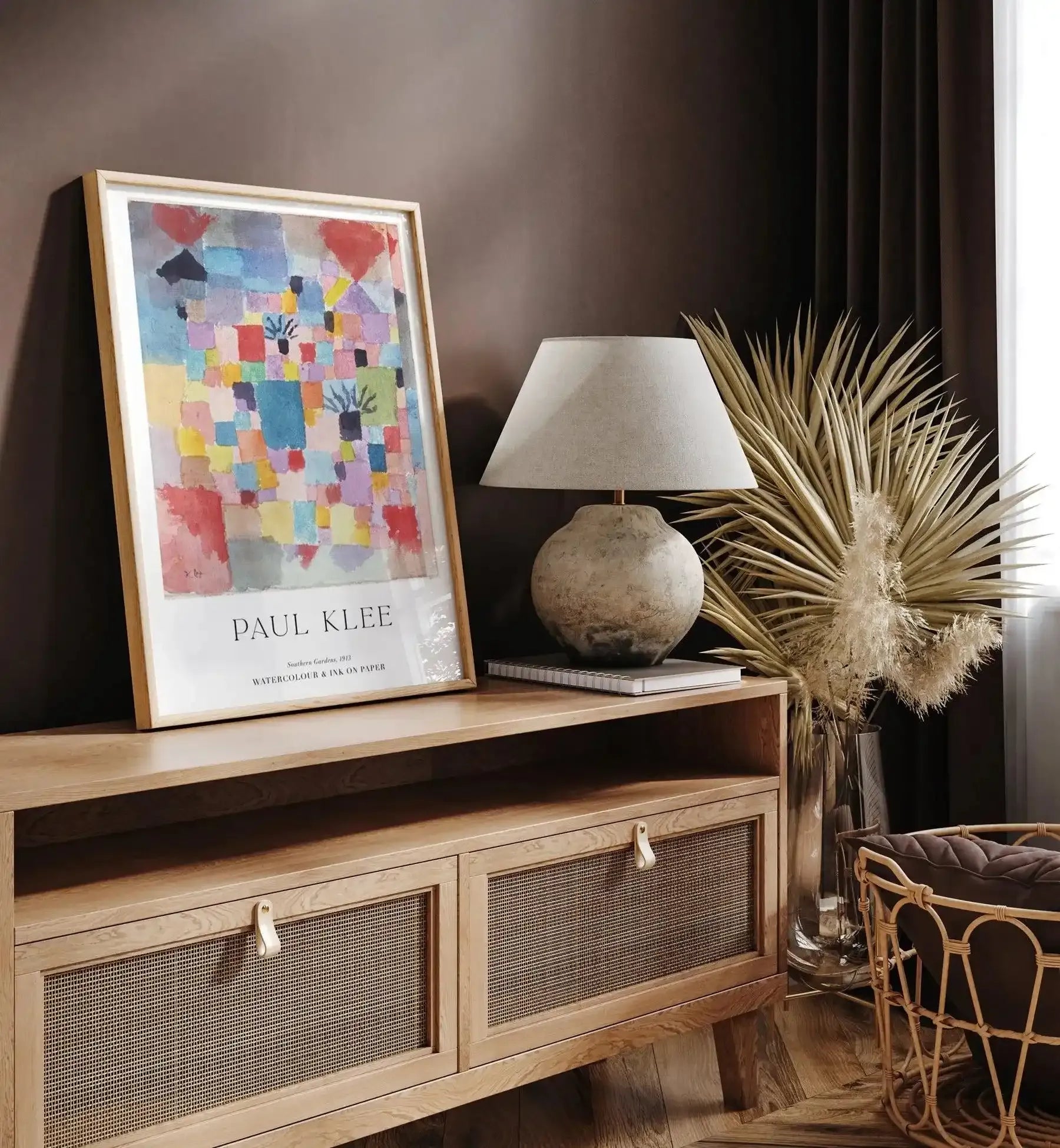 Southern Gardens 1913 by Paul Klee Art Print-PRINT-Olive et Oriel-Olive et Oriel-Buy-Australian-Art-Prints-Online-with-Olive-et-Oriel-Your-Artwork-Specialists-Austrailia-Decorate-With-Coastal-Photo-Wall-Art-Prints-From-Our-Beach-House-Artwork-Collection-Fine-Poster-and-Framed-Artwork