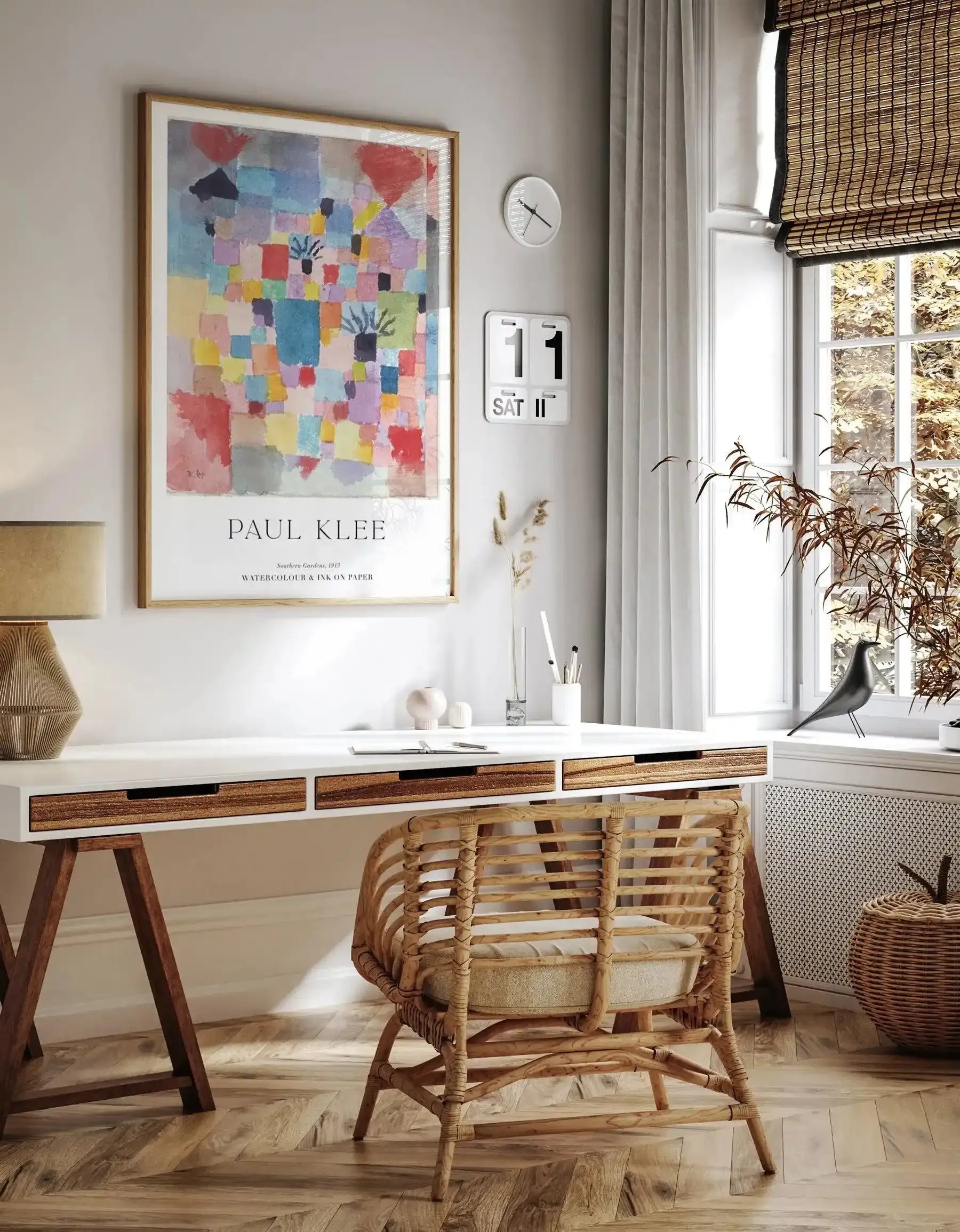 Southern Gardens 1913 by Paul Klee Art Print-PRINT-Olive et Oriel-Olive et Oriel-Buy-Australian-Art-Prints-Online-with-Olive-et-Oriel-Your-Artwork-Specialists-Austrailia-Decorate-With-Coastal-Photo-Wall-Art-Prints-From-Our-Beach-House-Artwork-Collection-Fine-Poster-and-Framed-Artwork