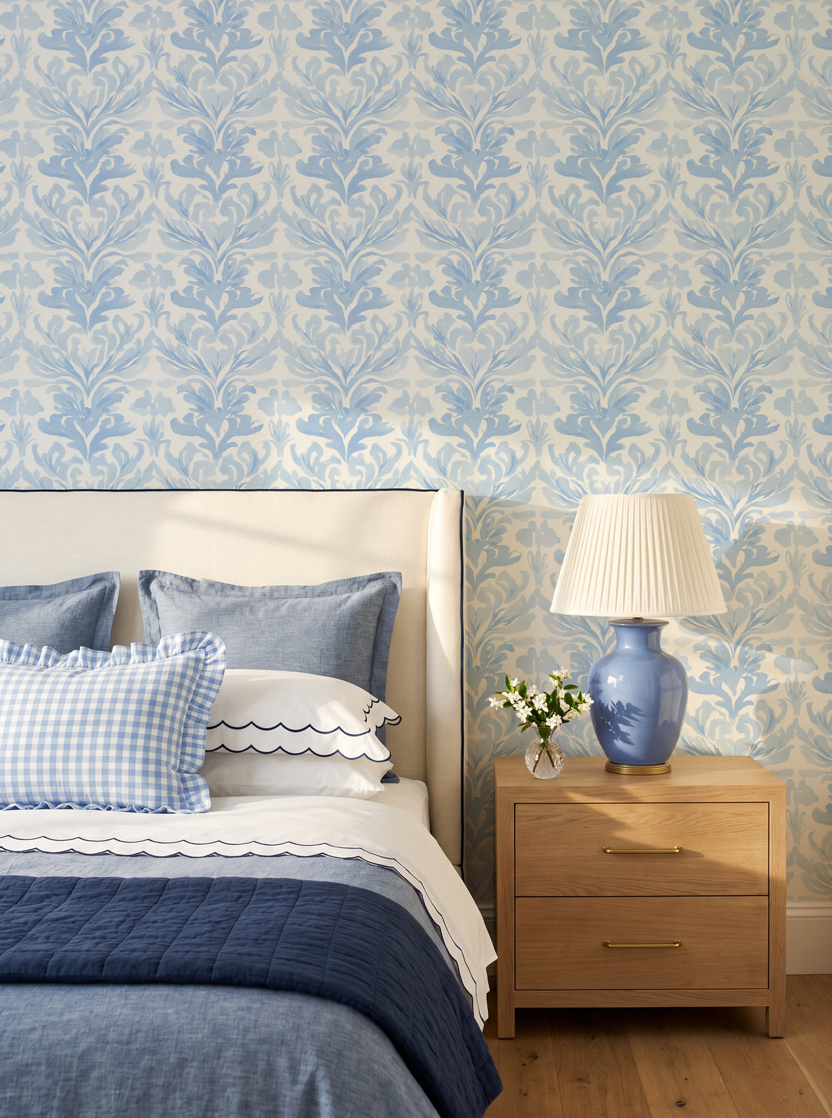 Southampton Light Blue Wallpaper