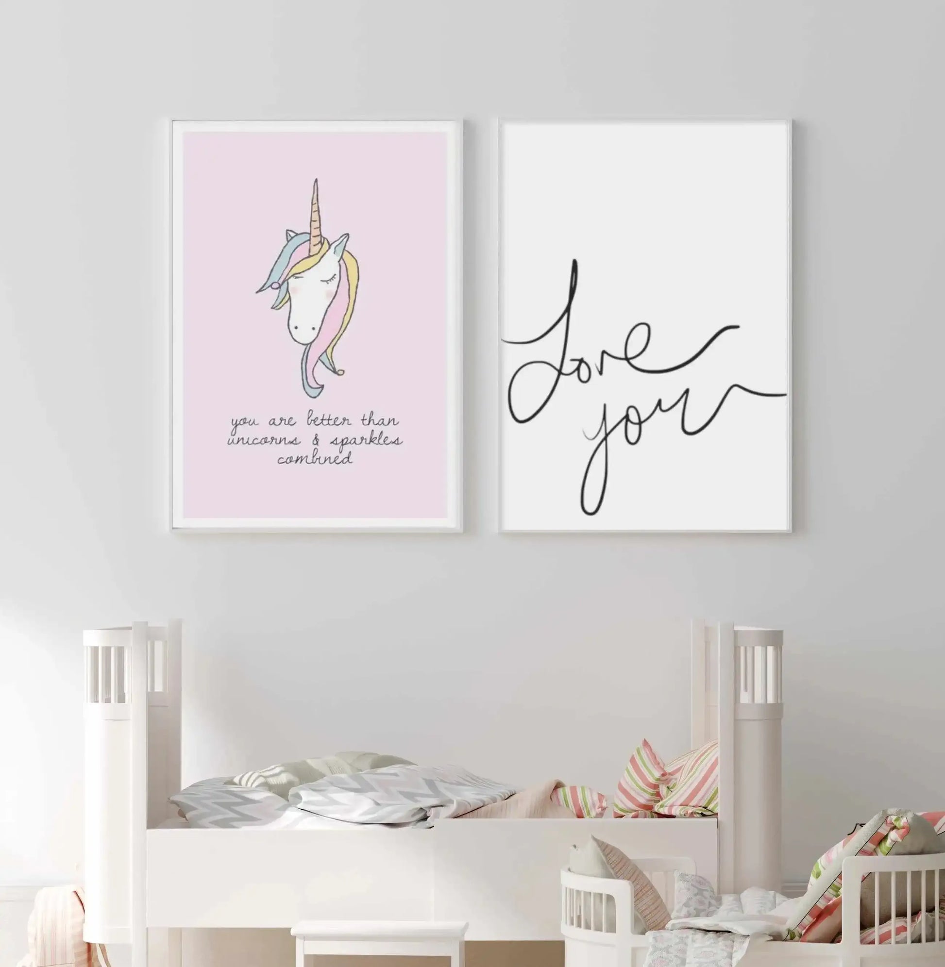 Sparkles & Unicorns Art Print-PRINT-Olive et Oriel-Olive et Oriel-Buy-Australian-Art-Prints-Online-with-Olive-et-Oriel-Your-Artwork-Specialists-Austrailia-Decorate-With-Coastal-Photo-Wall-Art-Prints-From-Our-Beach-House-Artwork-Collection-Fine-Poster-and-Framed-Artwork