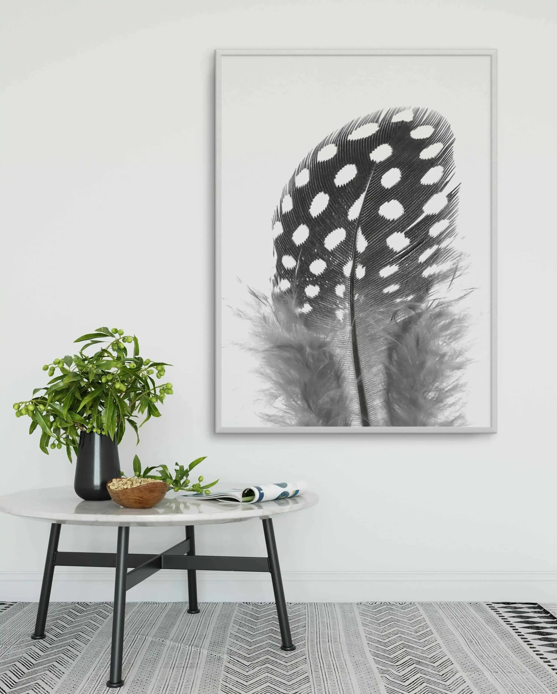 Spotted Feather Art Print-PRINT-Olive et Oriel-Olive et Oriel-Buy-Australian-Art-Prints-Online-with-Olive-et-Oriel-Your-Artwork-Specialists-Austrailia-Decorate-With-Coastal-Photo-Wall-Art-Prints-From-Our-Beach-House-Artwork-Collection-Fine-Poster-and-Framed-Artwork