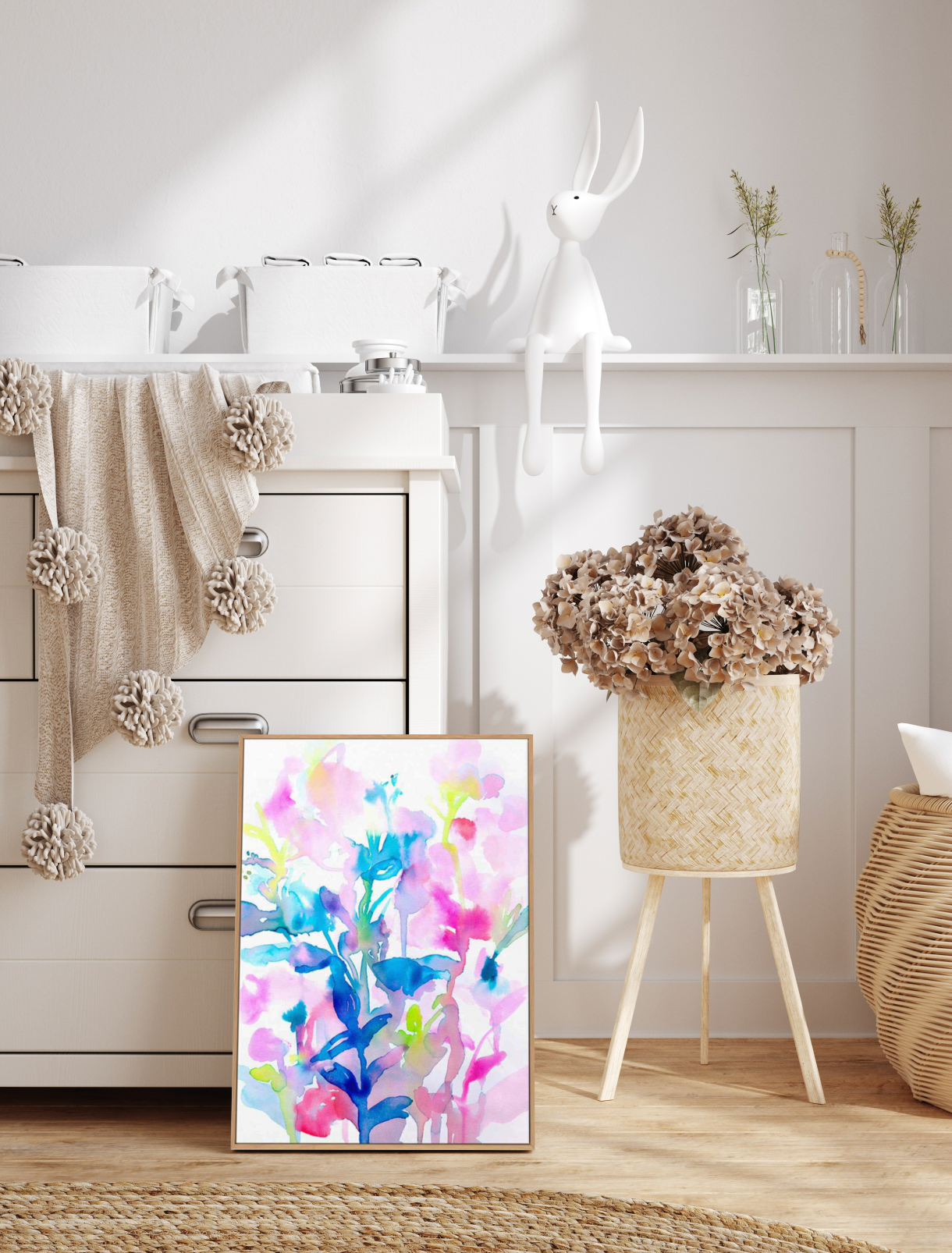 Spring Chorus | Framed Canvas Art Print