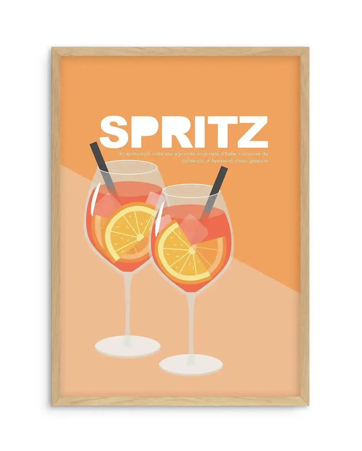 Spritz | Vintage Art Print-PRINT-Olive et Oriel-Olive et Oriel-A5 | 5.8" x 8.3" | 14.8 x 21cm-Oak-With White Border-Buy-Australian-Art-Prints-Online-with-Olive-et-Oriel-Your-Artwork-Specialists-Austrailia-Decorate-With-Coastal-Photo-Wall-Art-Prints-From-Our-Beach-House-Artwork-Collection-Fine-Poster-and-Framed-Artwork
