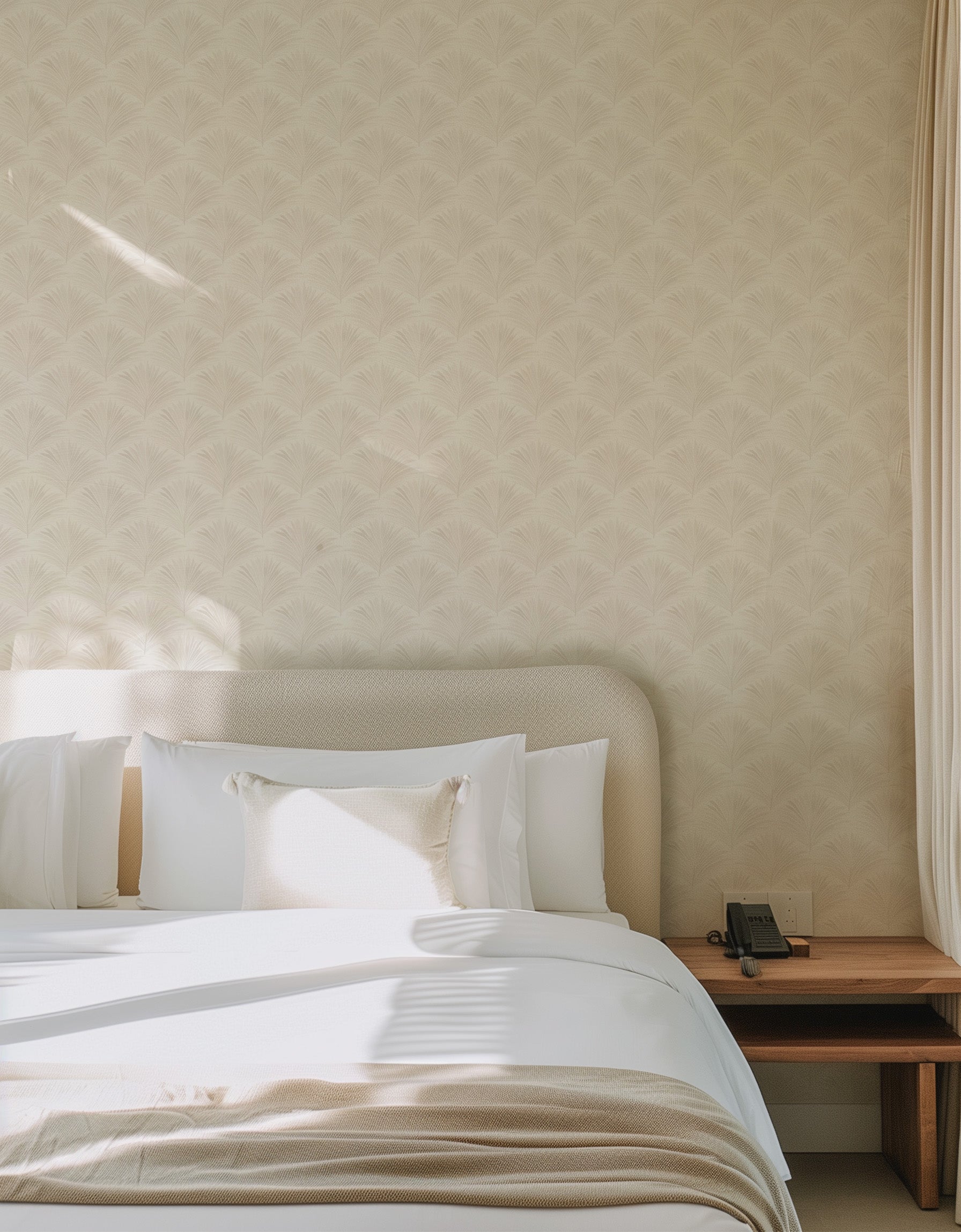 St. Barts in Taupe Commercial Vinyl Wallcovering-Commercial Wallcoverings-Olive et Oriel-Luxury commercial-grade embossed and textured vinyl wallcovering durable fire-rated washable stain-resistant and customizable perfect for hotels offices retail childcare healthcare and hospital spaces vinyl wallpaper