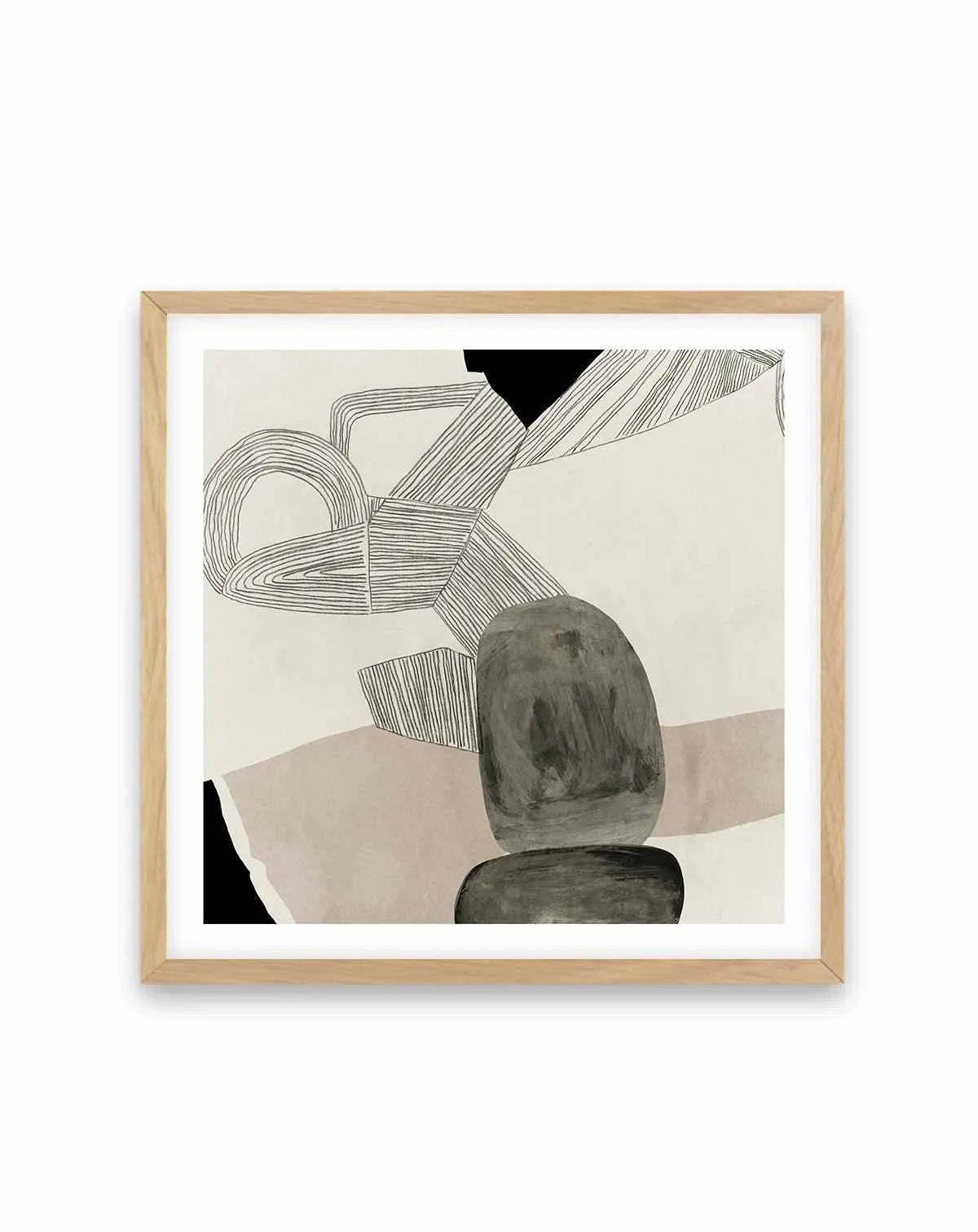 Stacks On No 1 Square Art Print from Olive et Oriel where you can shop wallpaper and artworks online