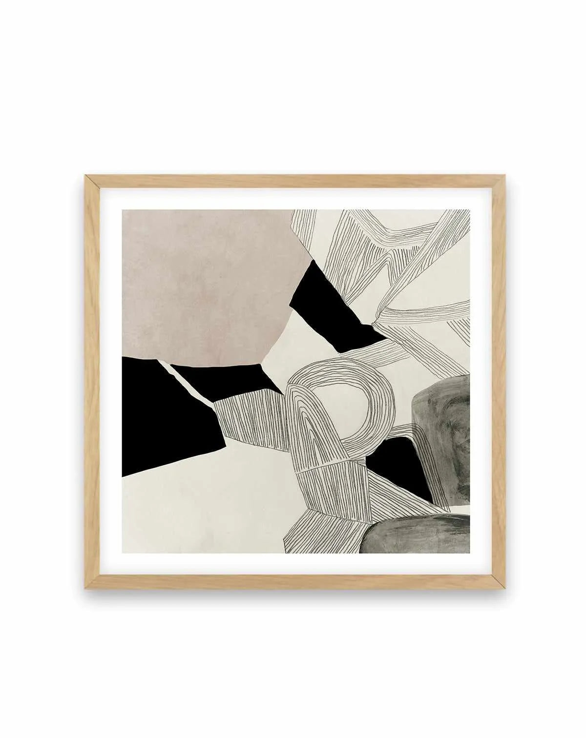 Stacks On No 2 Square Art Print from Olive et Oriel where you can shop wallpaper and artworks online