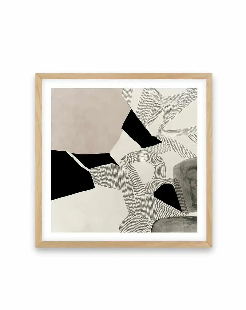 Stacks On No 2 Square Art Print from Olive et Oriel where you can shop wallpaper and artworks online